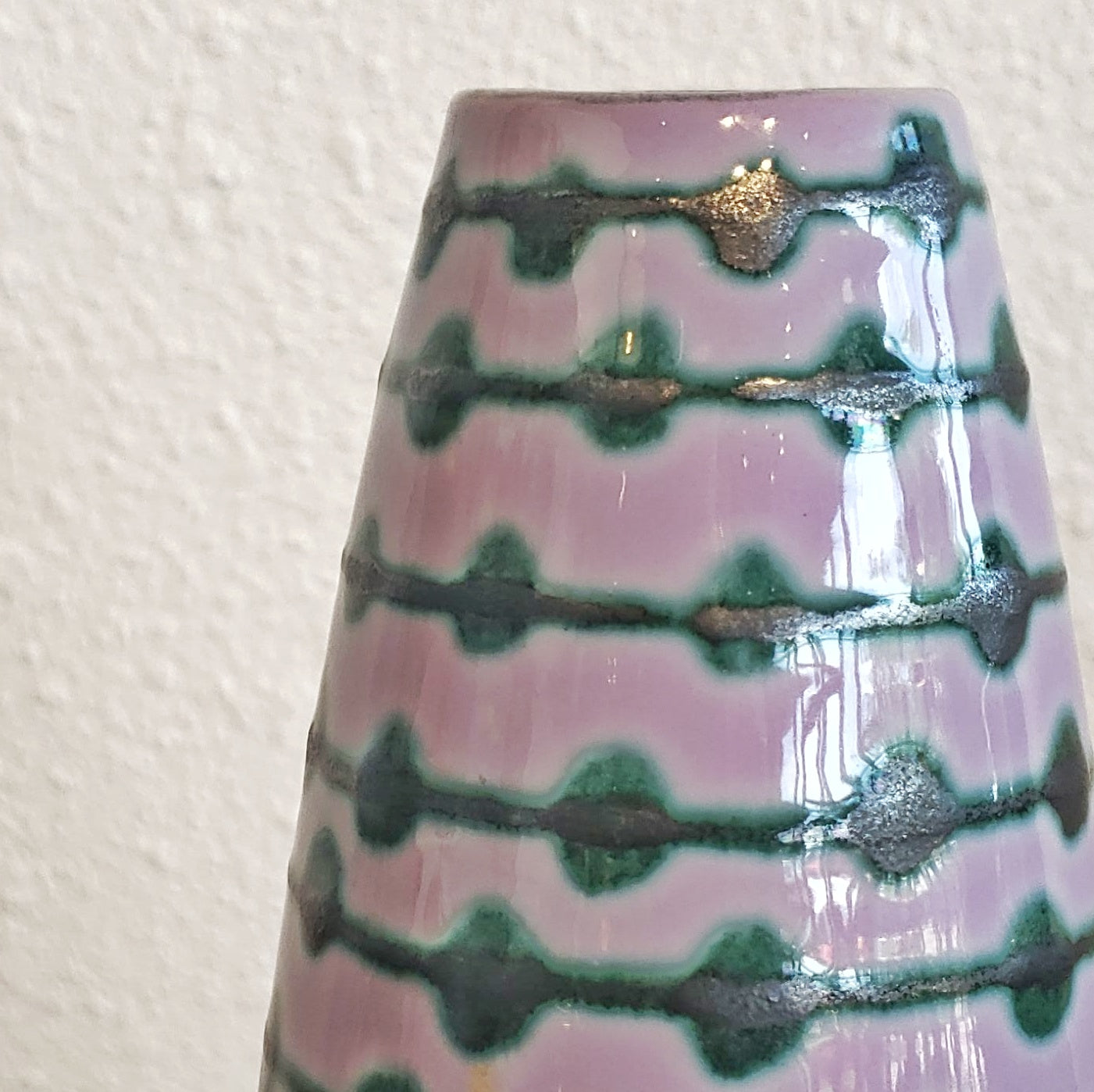 STREHLA KERAMIK TEARDROP VASE (GDR)