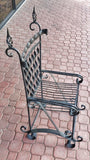 IRON MEDIEVAL STYLE GARDEN CHAIR