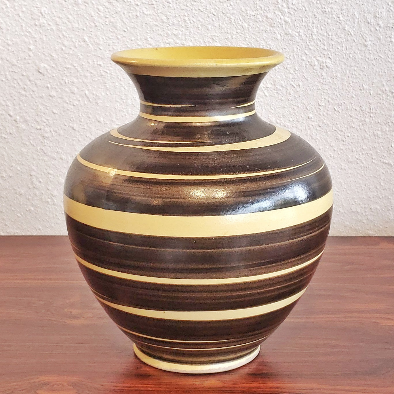 ELMA KERAMIK YELLOW AND BLACK BOUQUET VASE Nr. 103/21