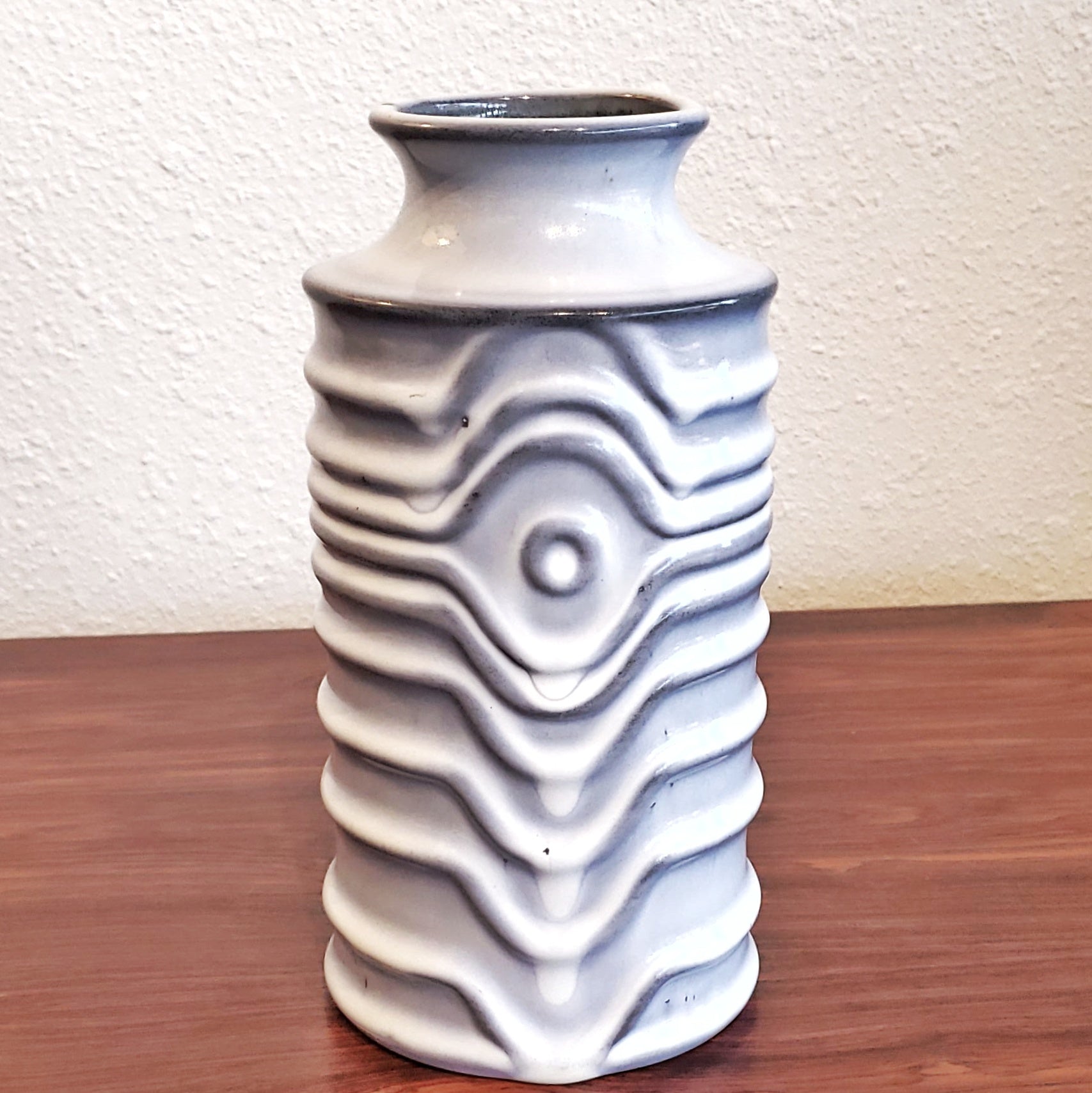 RARE CARI ZALLONI FOR STEULER KERAMIK ‘ZYKLON’ VASE Nr. 405/20