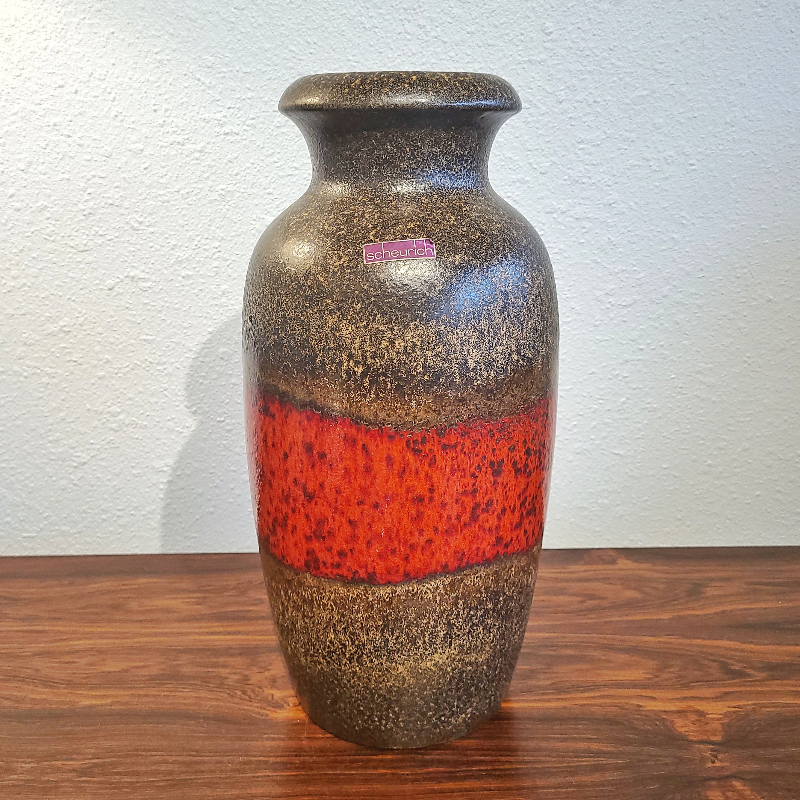 SCHEURICH KERAMIK ‘FABIOLA’ DÉCOR VASE Nr. 291/38