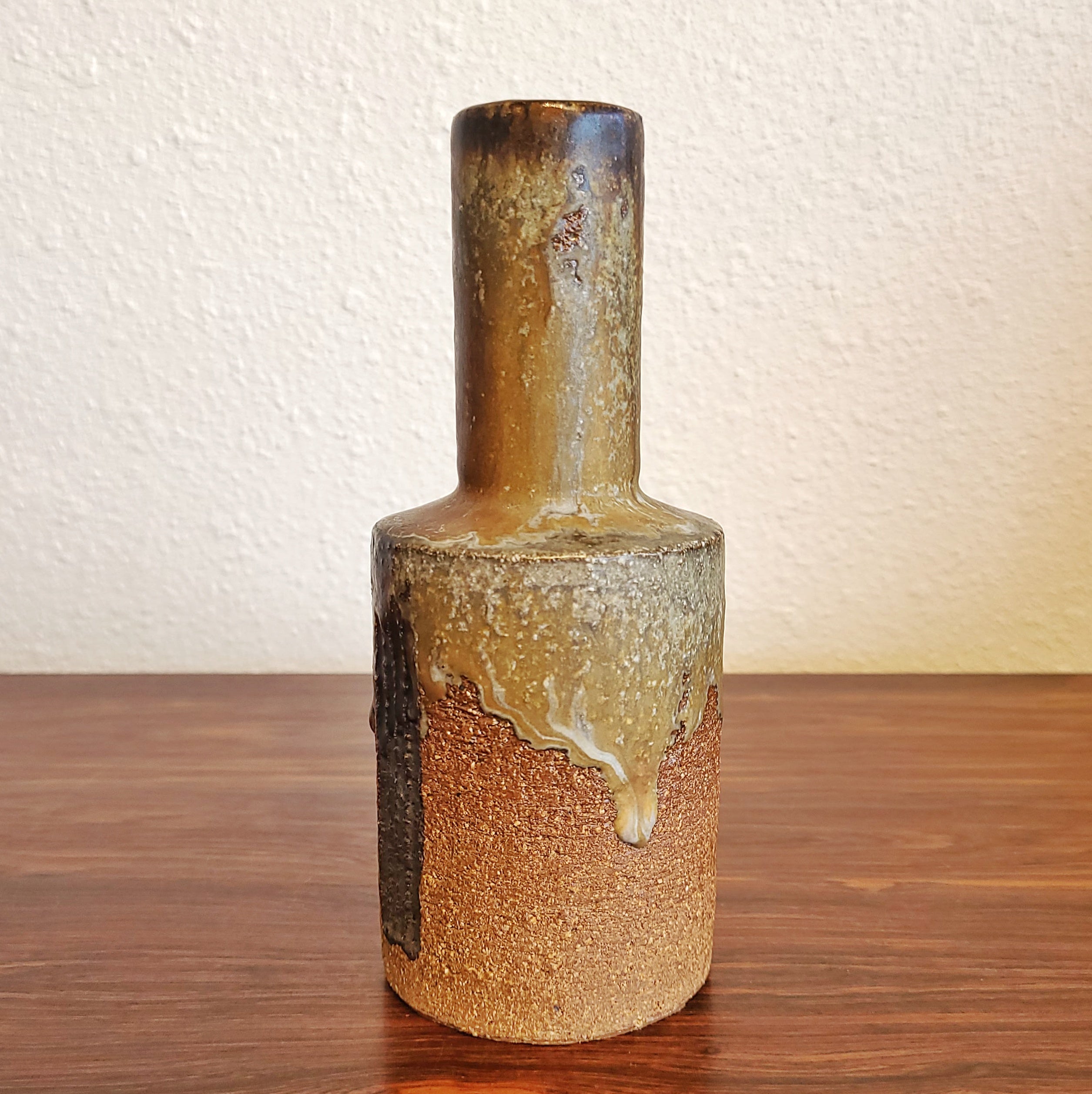 1960s JETTE HELLERØE STONEWARE VASE FOR AXELLA DESIGN (DENMARK)