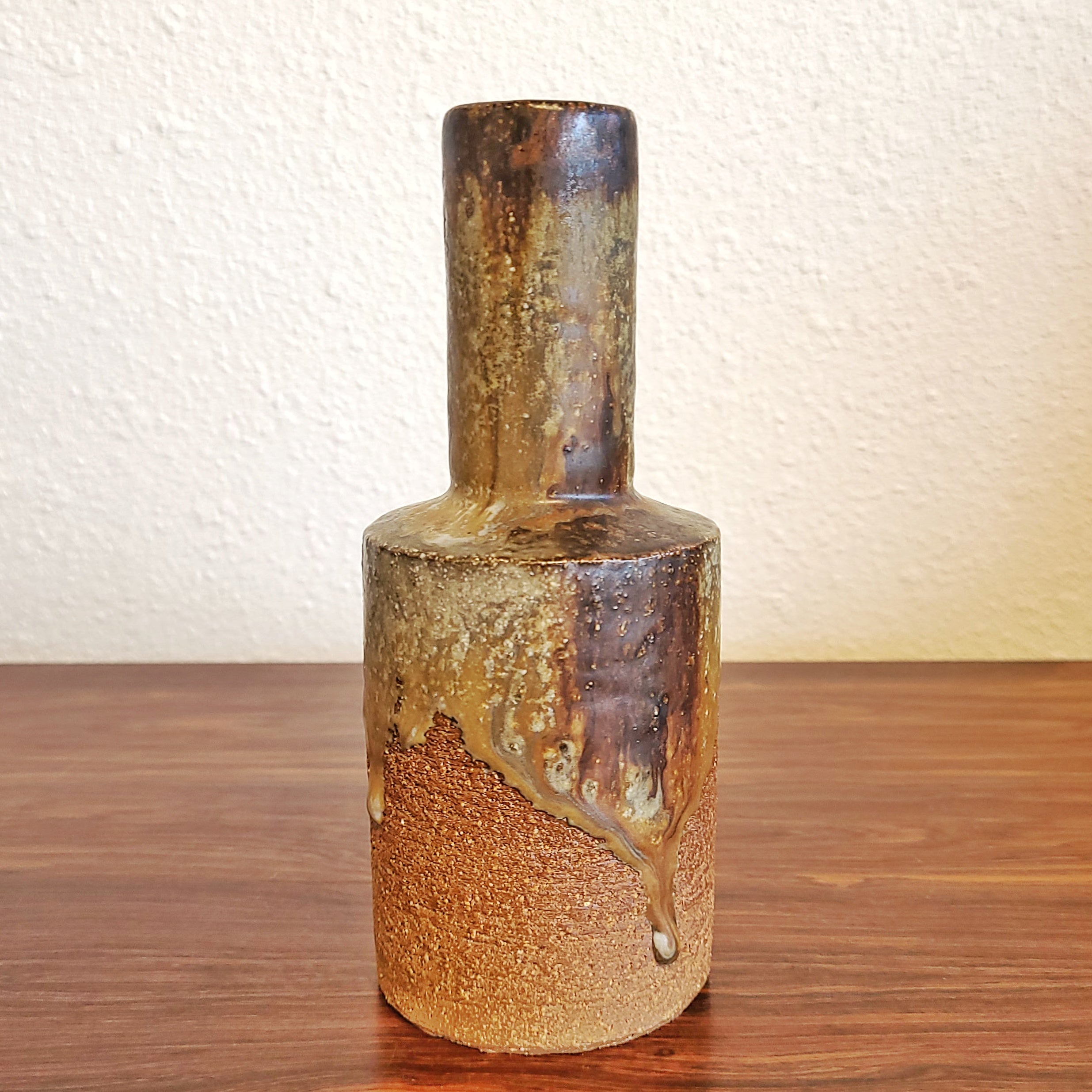 1960s JETTE HELLERØE STONEWARE VASE FOR AXELLA DESIGN (DENMARK)