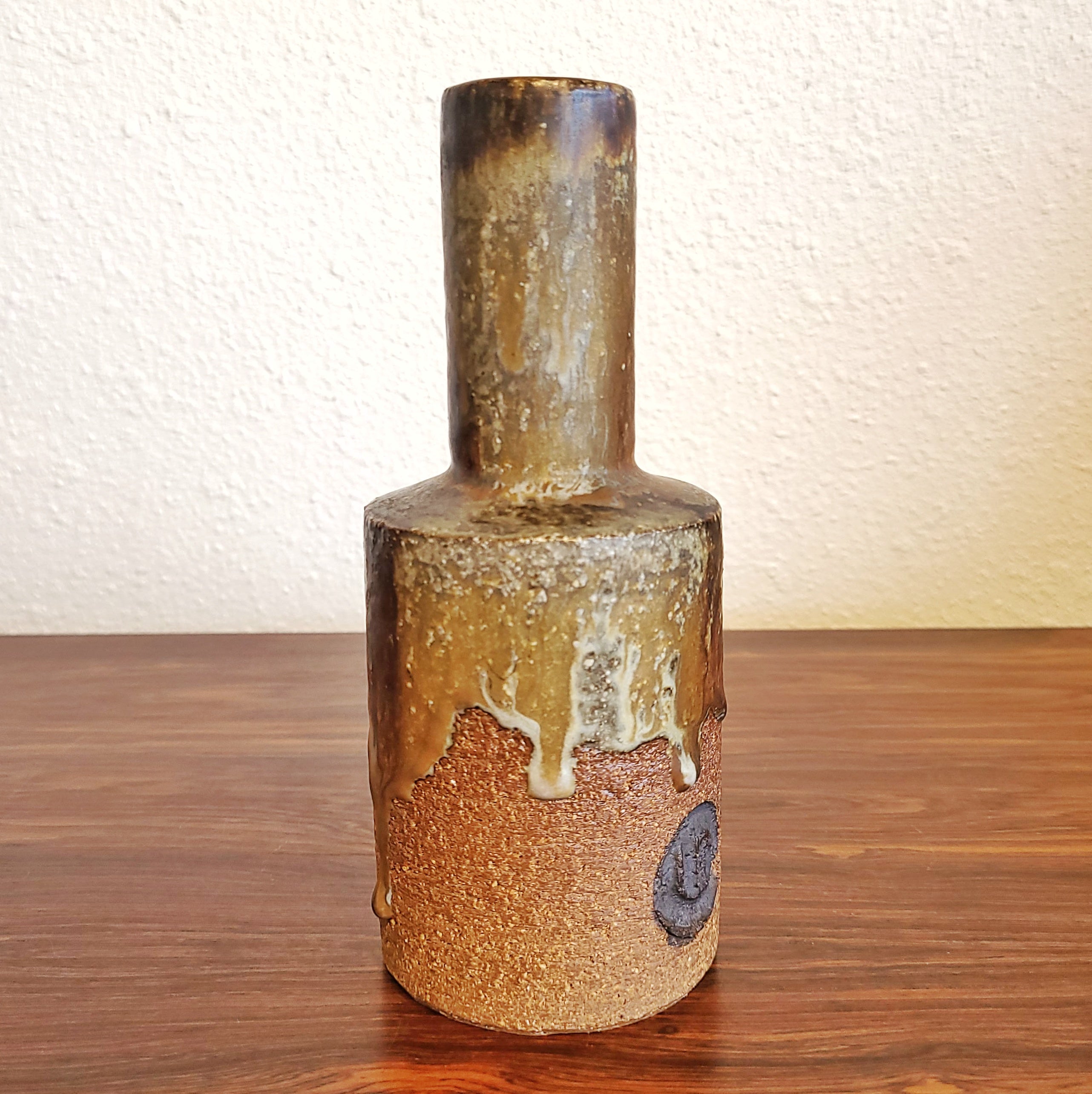 1960s JETTE HELLERØE STONEWARE VASE FOR AXELLA DESIGN (DENMARK)