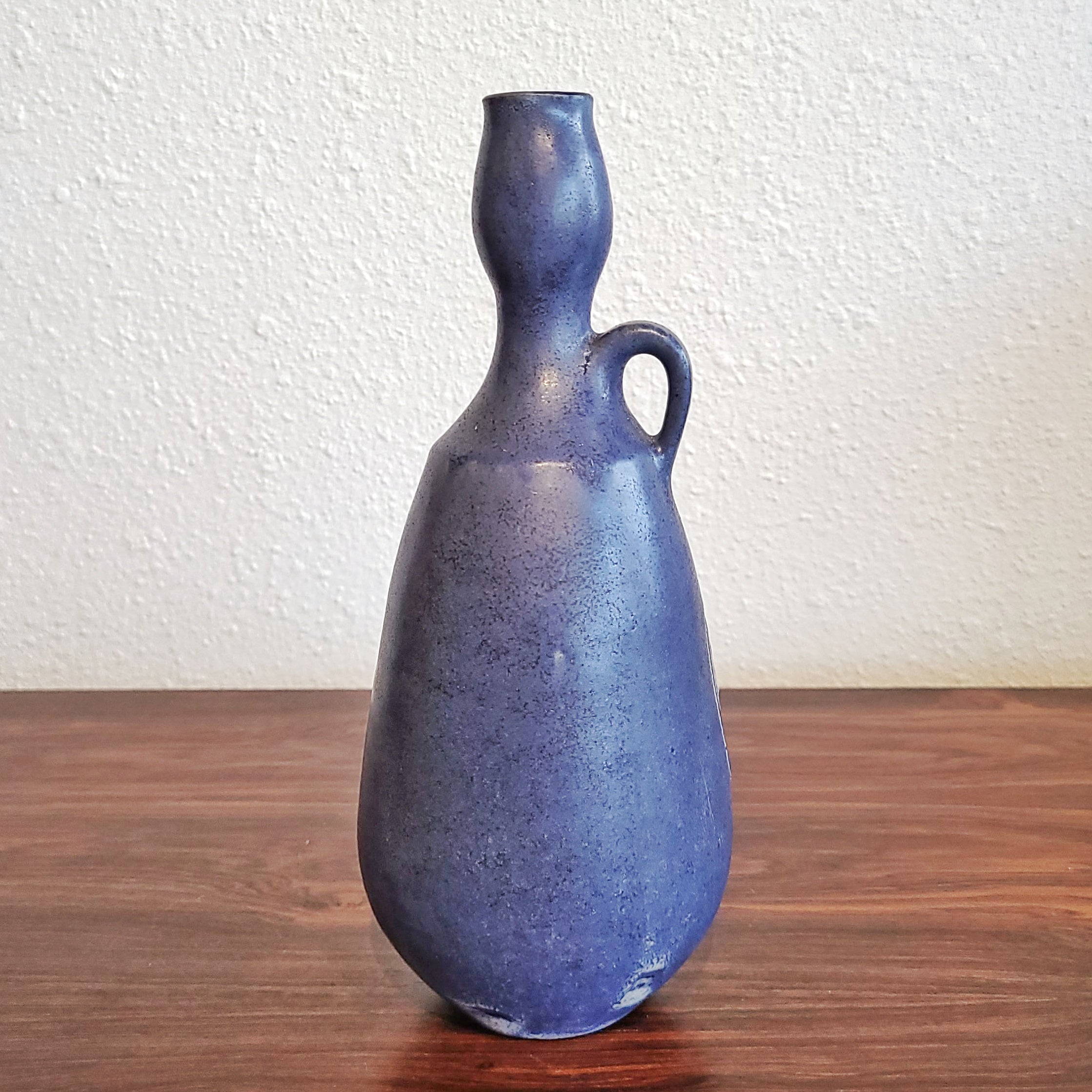 UNUSUAL HEINZ PELZER STUDIO POTTERY VASE c. 1960