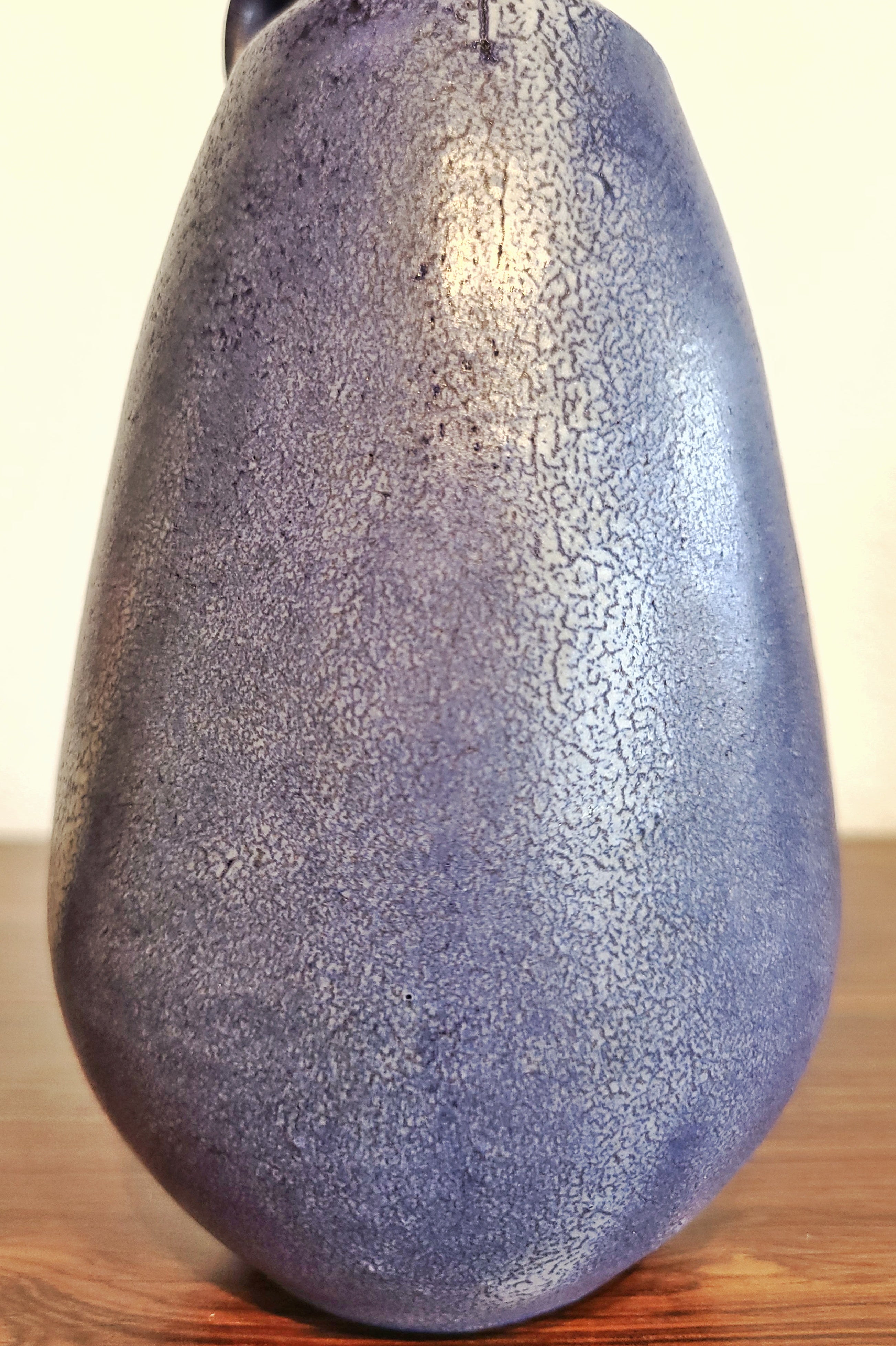 UNUSUAL HEINZ PELZER STUDIO POTTERY VASE c. 1960