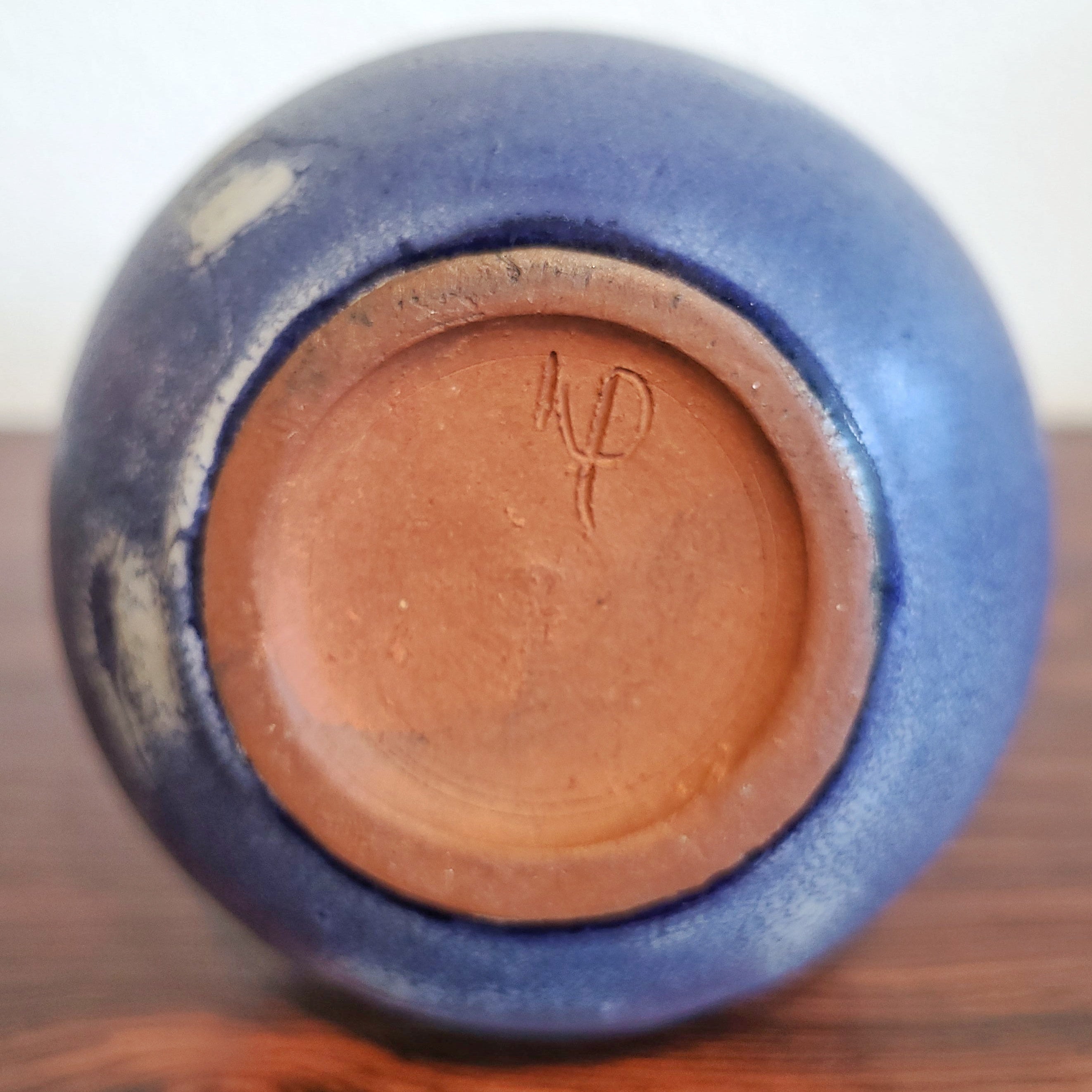 UNUSUAL HEINZ PELZER STUDIO POTTERY VASE c. 1960