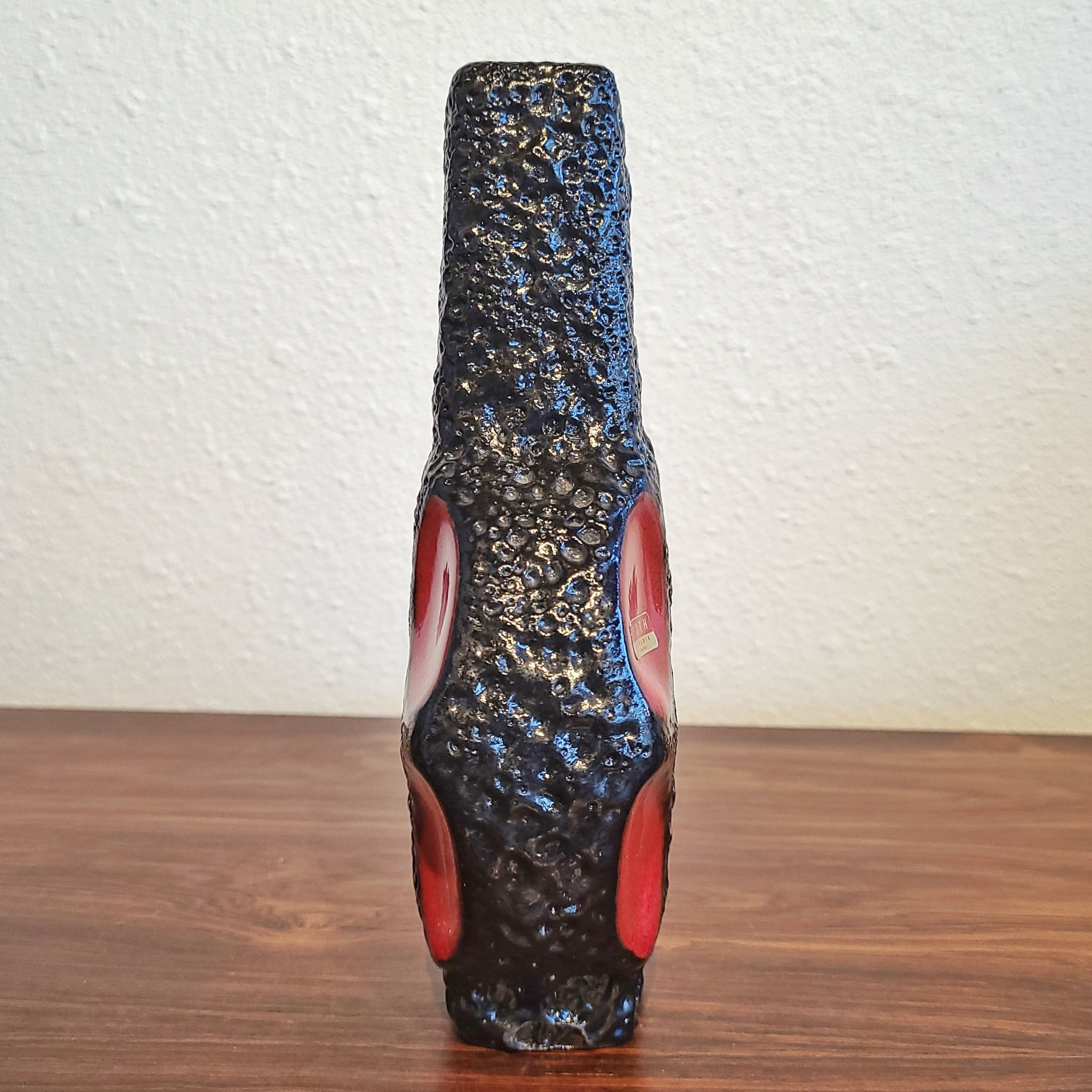 RED ROTH KERAMIK ‘BANJO’ VASE Nr. 313