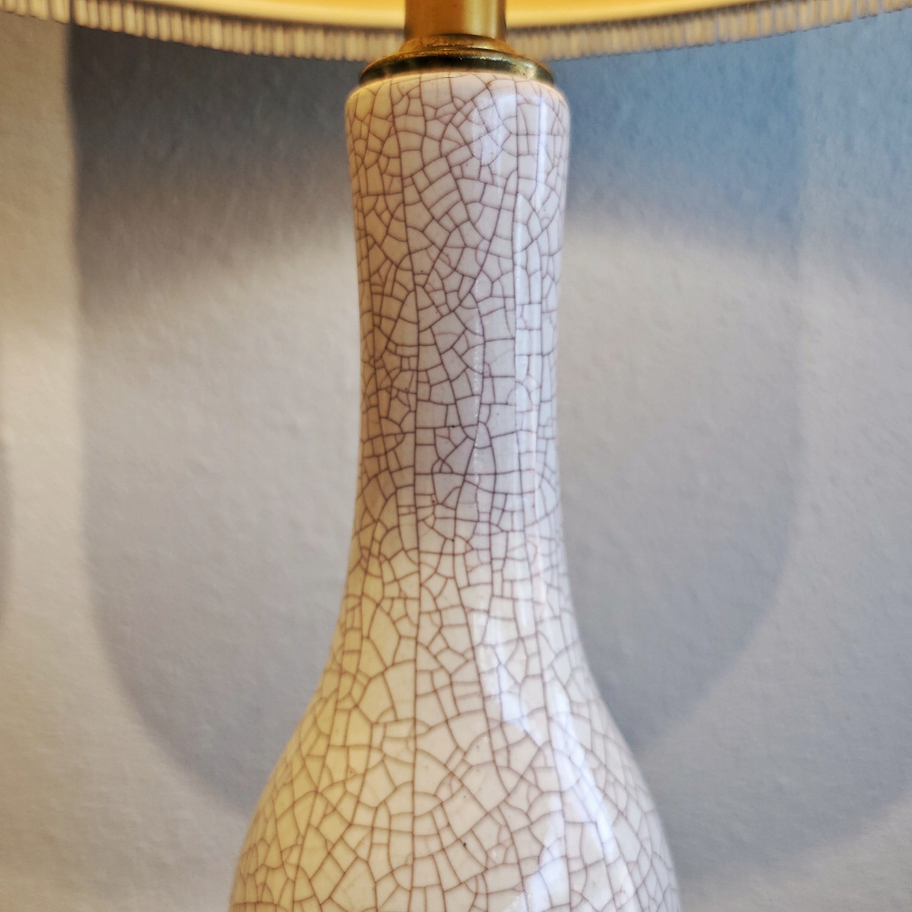 CRACKLE-GLAZE LAMPS BY PAUL LÁSZLÓ & MARIA KIPP FOR WILSHIRE HOUSE