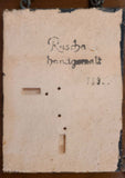 RUSCHA KERAMIK 'BLUME' WALL TILE Nr.763 WITH CHAIN