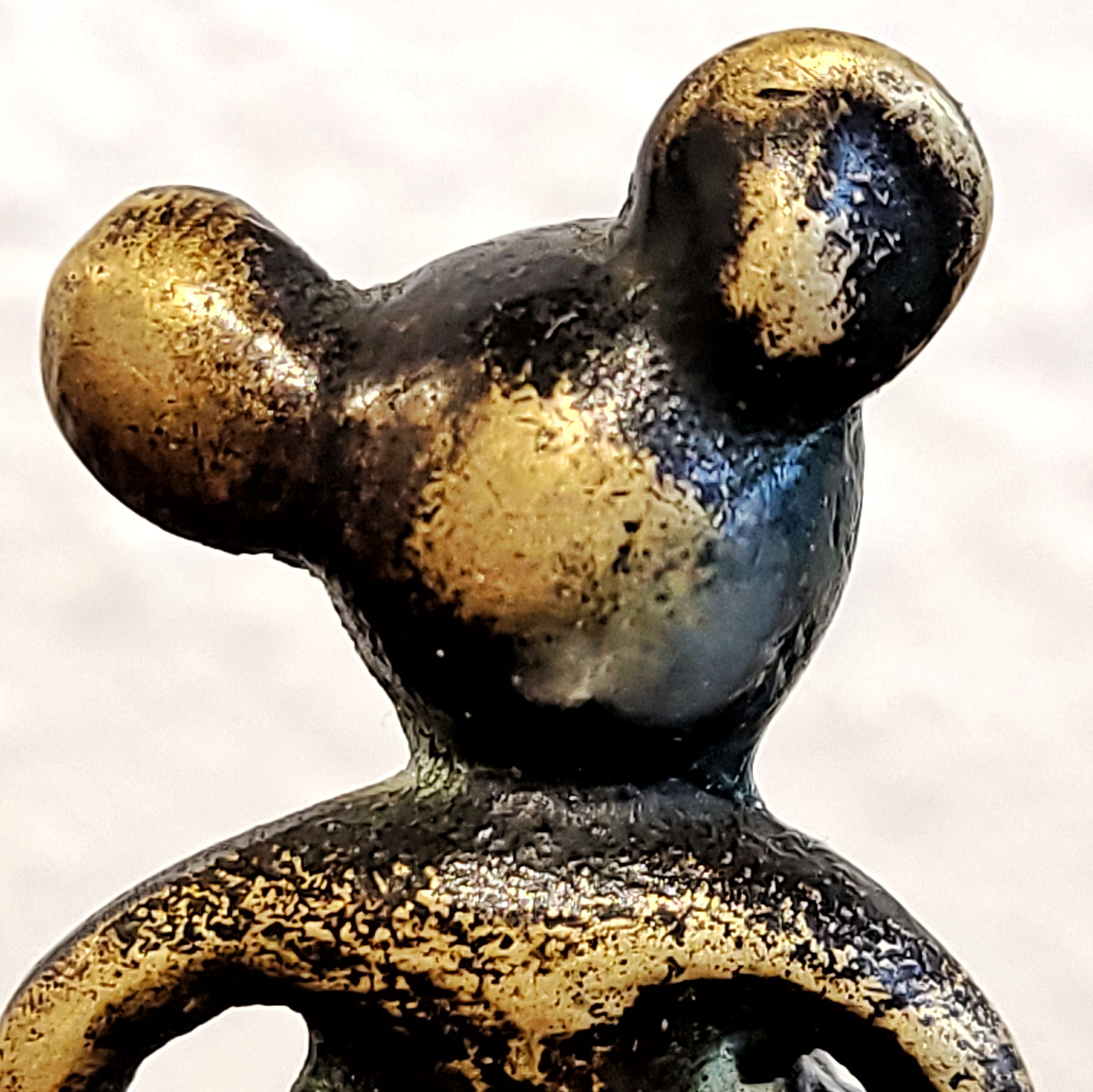 VERY RARE AUSTRIAN BRASS MICKEY MOUSE FIGURE