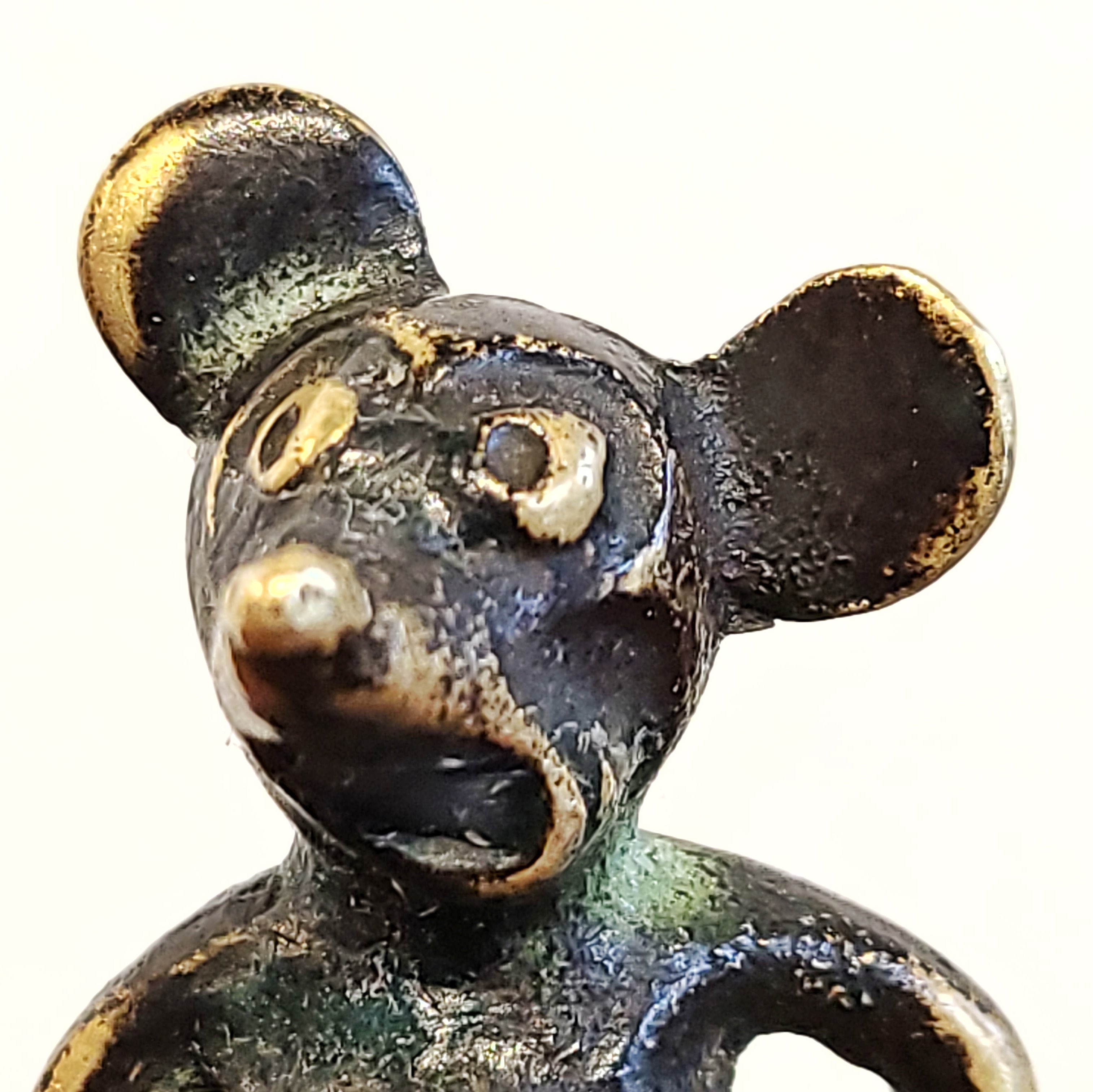 VERY RARE AUSTRIAN BRASS MICKEY MOUSE FIGURE