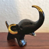 WALTER BOSSE ‘GOLD BLACK LINE’ ELEPHANT FIGURINE (AUSTRIA)