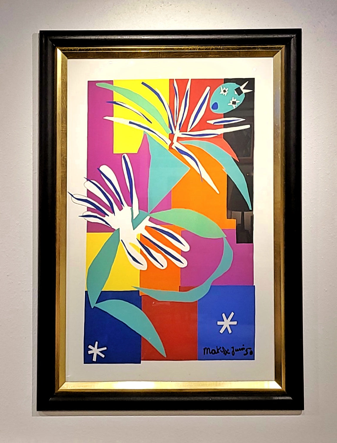 ‘LA DANSEUSE CREOLE’ BY HENRI MATISSE (OFFSET LITHOGRAPH)