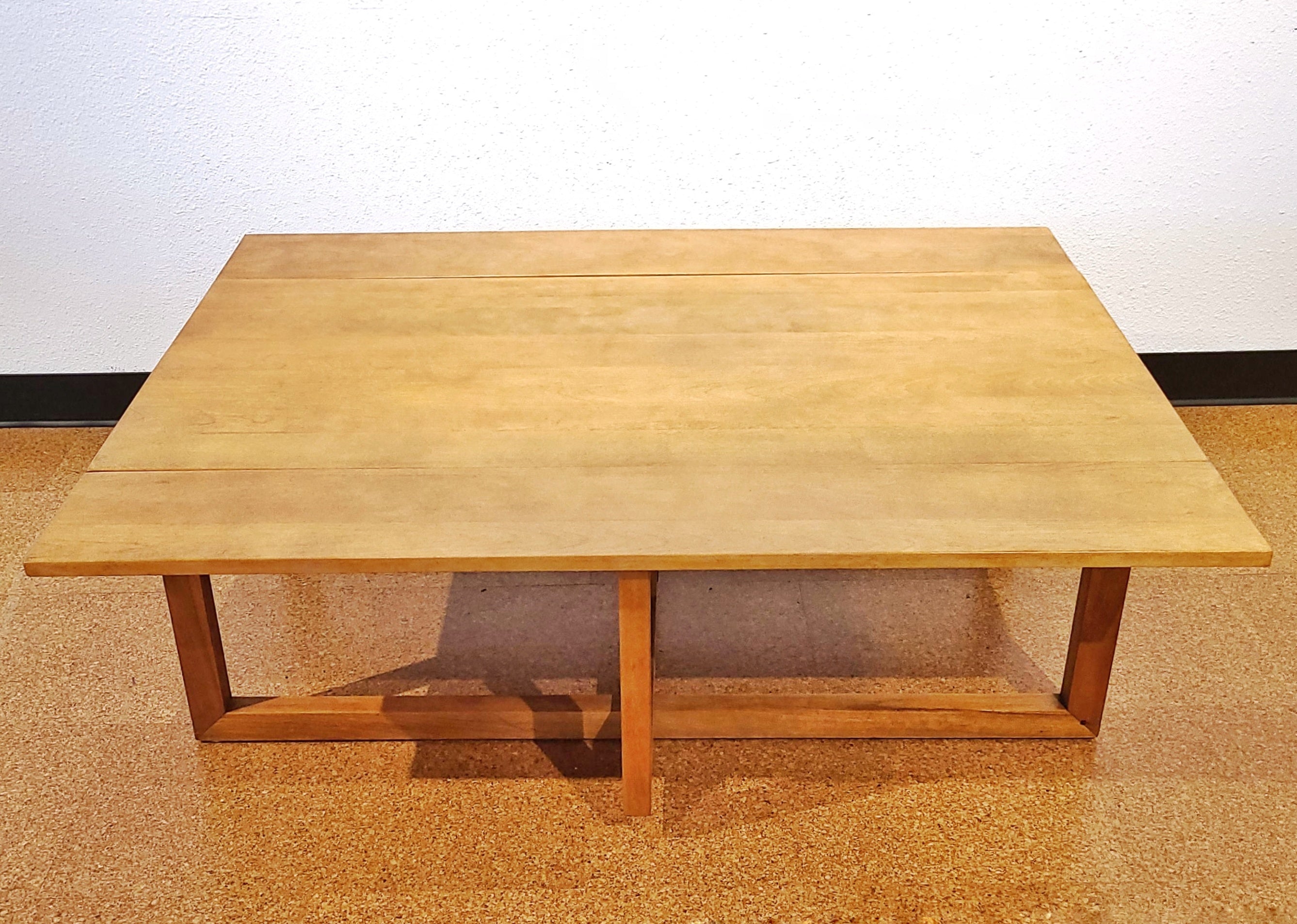 SOLID MAPLE DROP-LEAF COFFEE TABLE