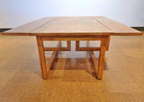 SOLID MAPLE DROP-LEAF COFFEE TABLE