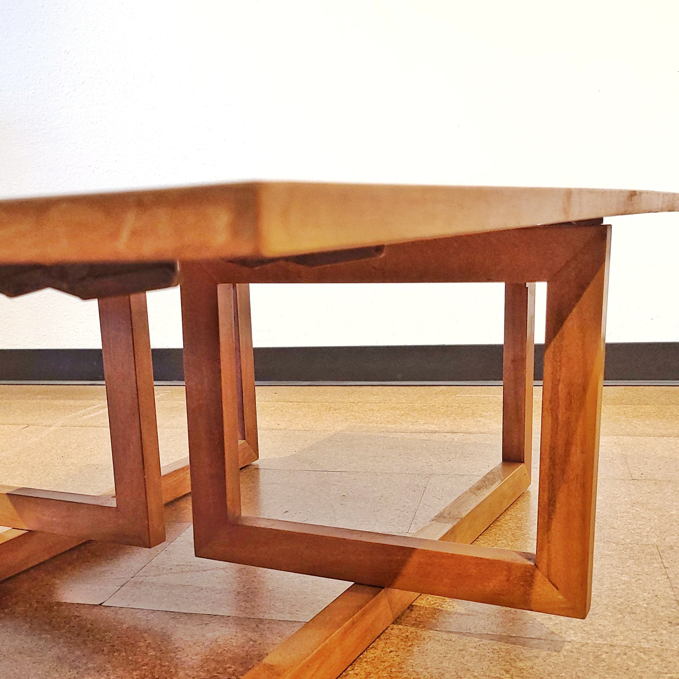 SOLID MAPLE DROP-LEAF COFFEE TABLE