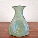 PATINATED MOUTH-BLOWN GLASS VASE