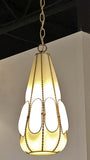 ARCHIMEDE SEGUSO (ATTRIB.) CAGED MURANO GLASS LIGHT FIXTURES (2)