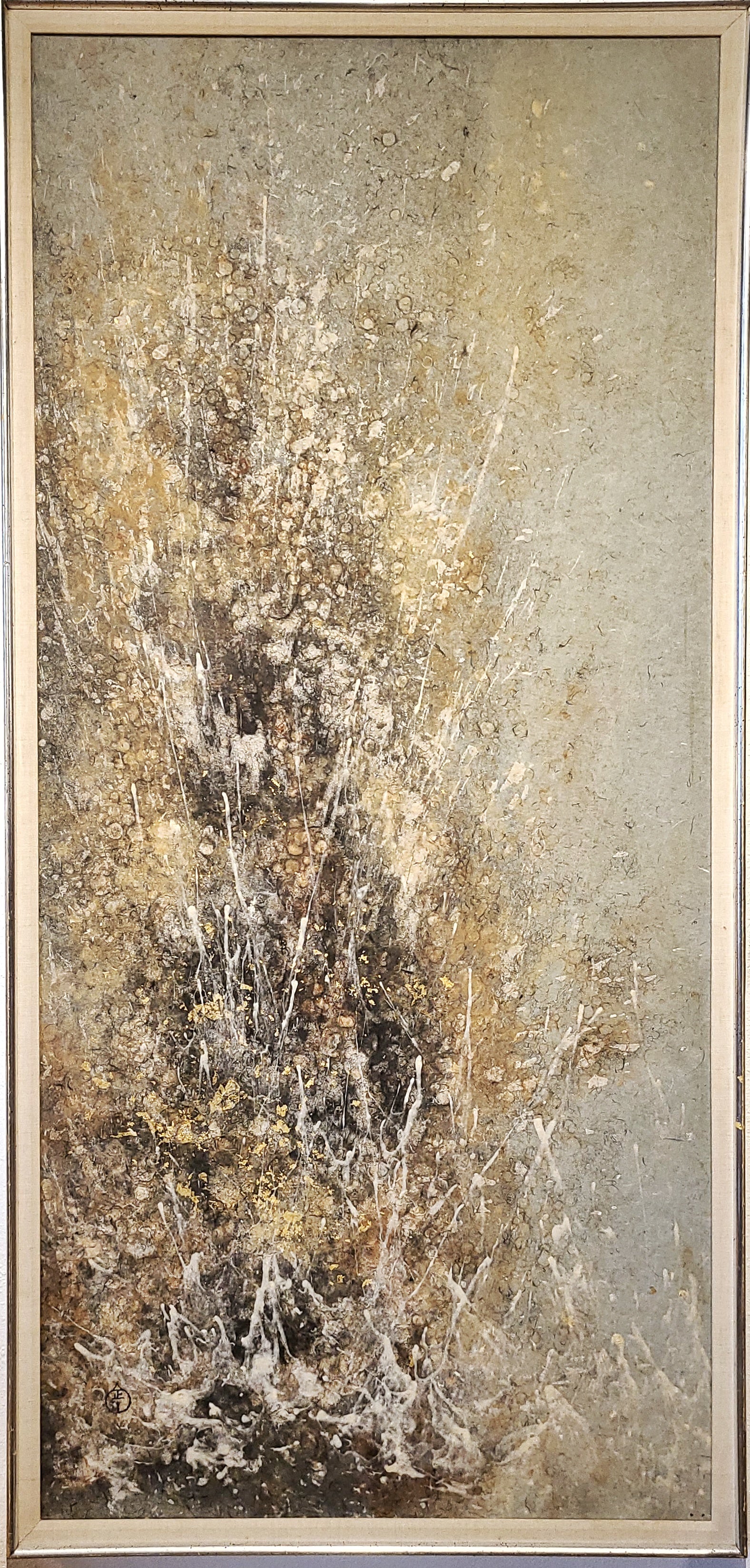 OBARA WASHI COLLAGE - MIXED MEDIA ON PAPER BY KASUGAI MASAYOSHI (1950s)