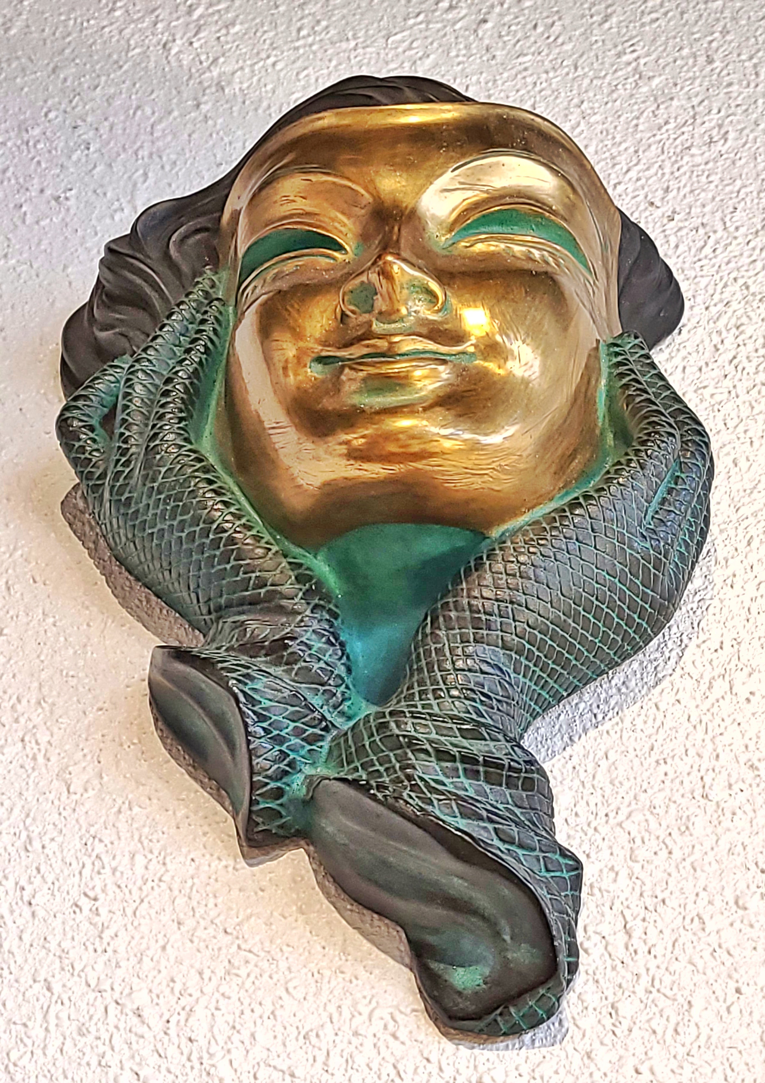 PETER LUDWIG WALL MASK FOR ACHATIT WERKSTÁTTEN (1950s)