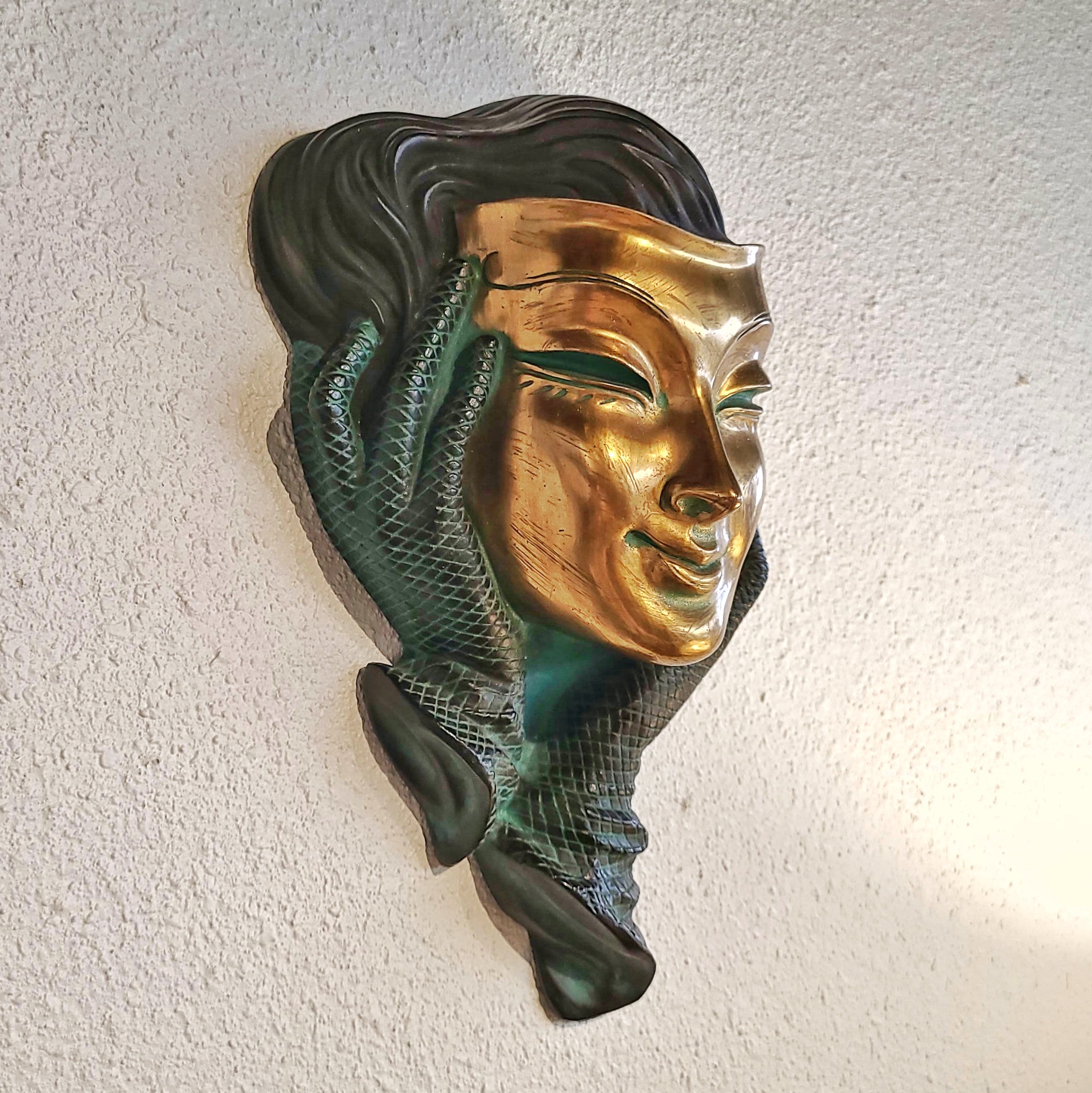 PETER LUDWIG WALL MASK FOR ACHATIT WERKSTÁTTEN (1950s)