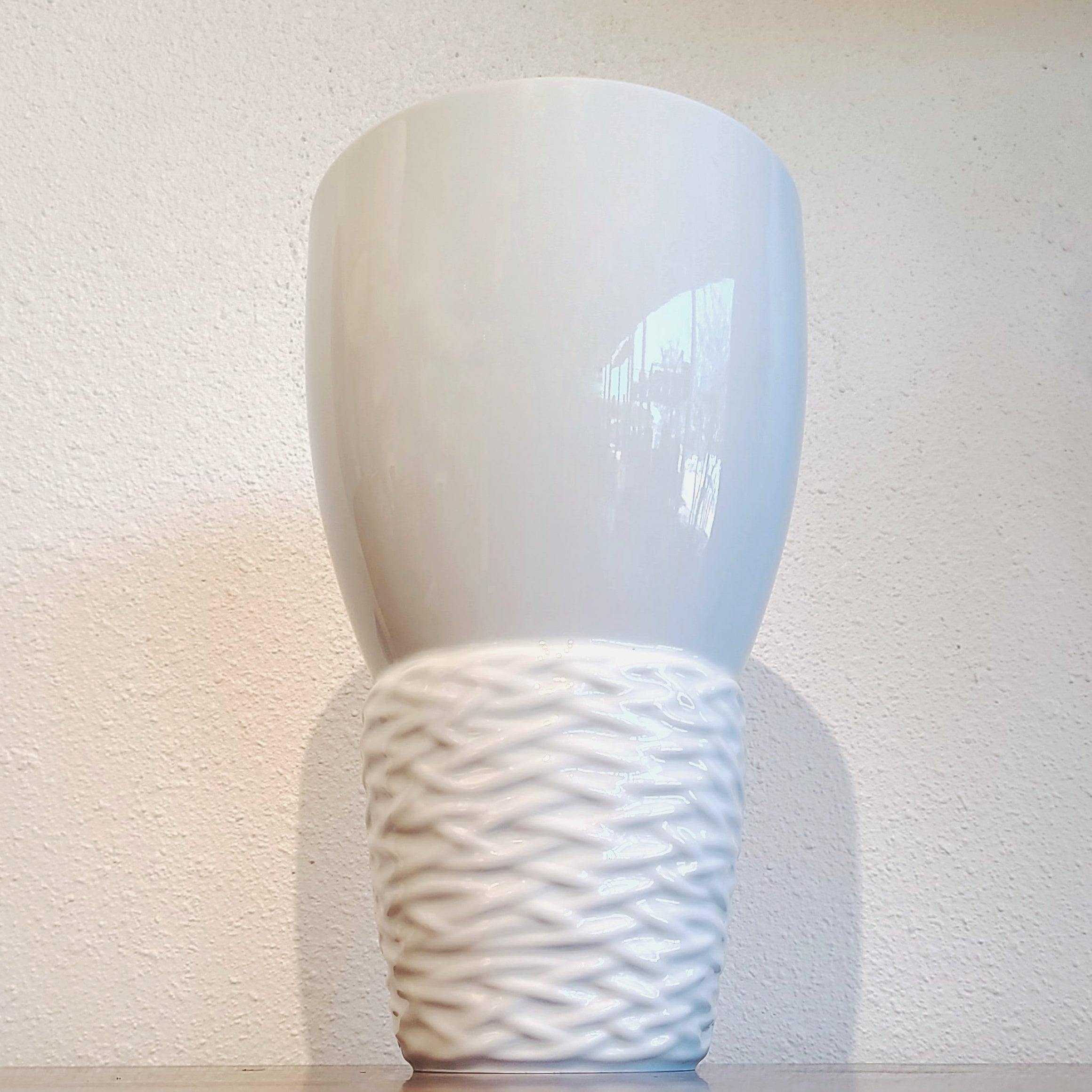 HUTSCHENREUTHER PORCELAIN OP-ART FLOOR VASE Nr. 02323/33