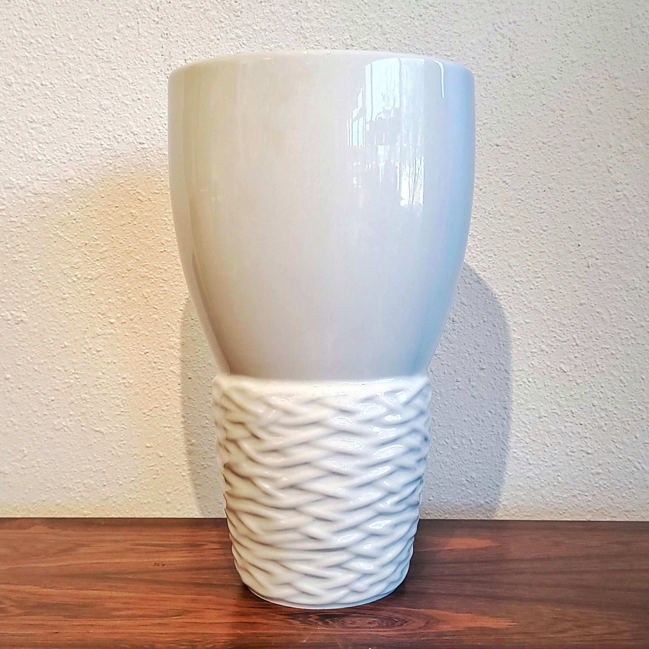 HUTSCHENREUTHER PORCELAIN OP-ART FLOOR VASE Nr. 02323/33