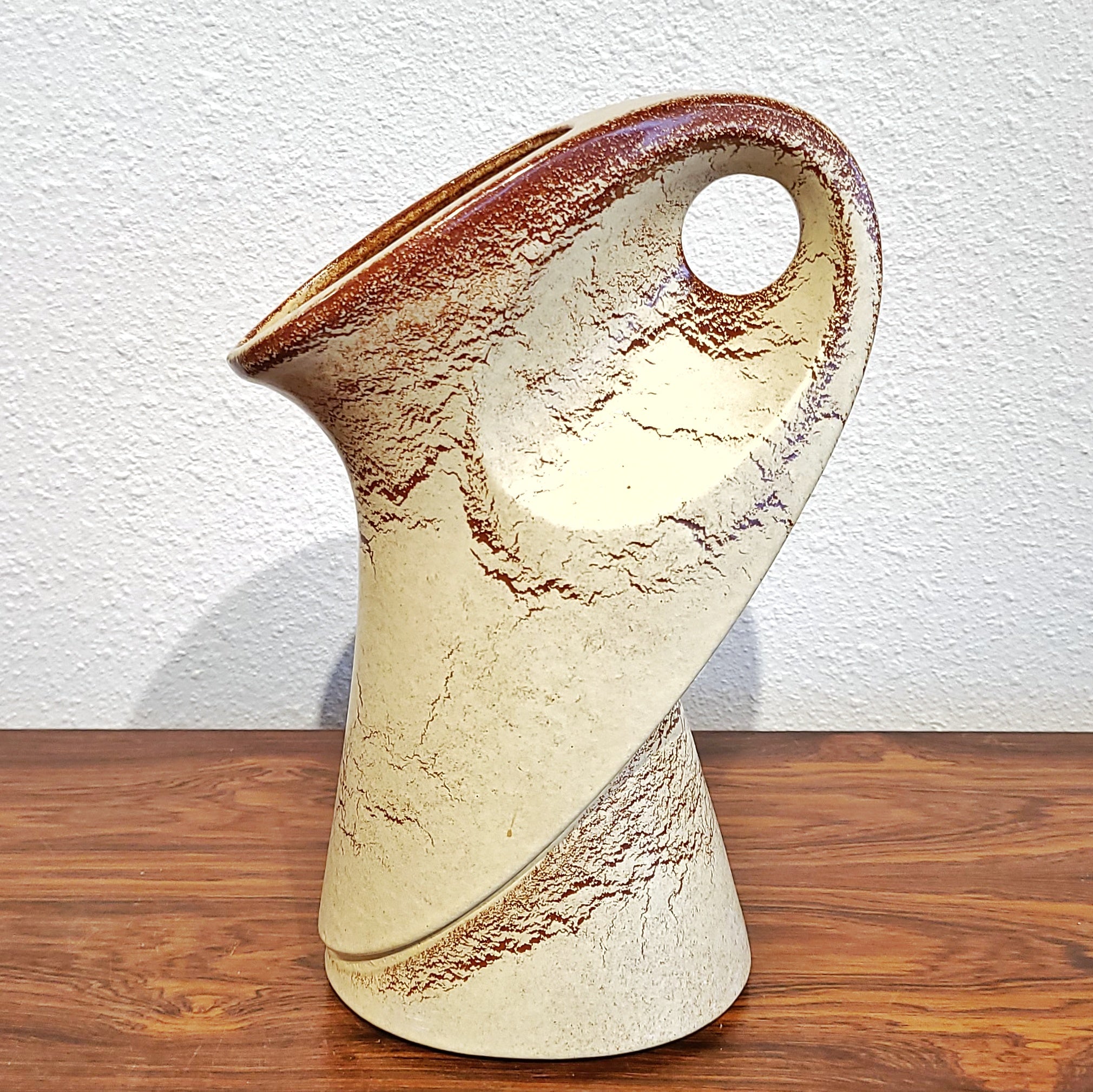 BIOMORPHIC JUG VASE BY ROBERTO RIGON FOR BERTONCELLO