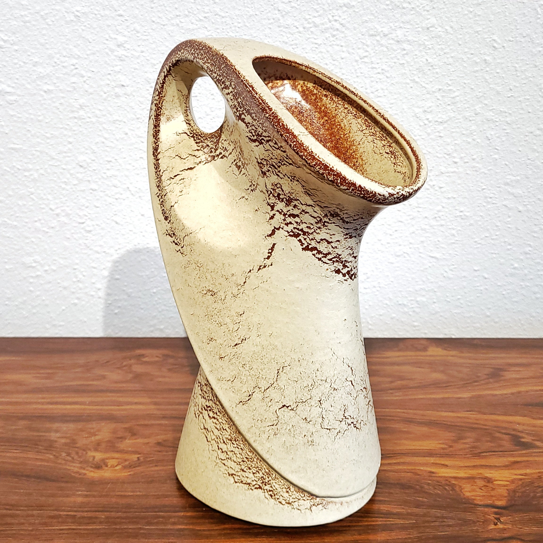 BIOMORPHIC JUG VASE BY ROBERTO RIGON FOR BERTONCELLO