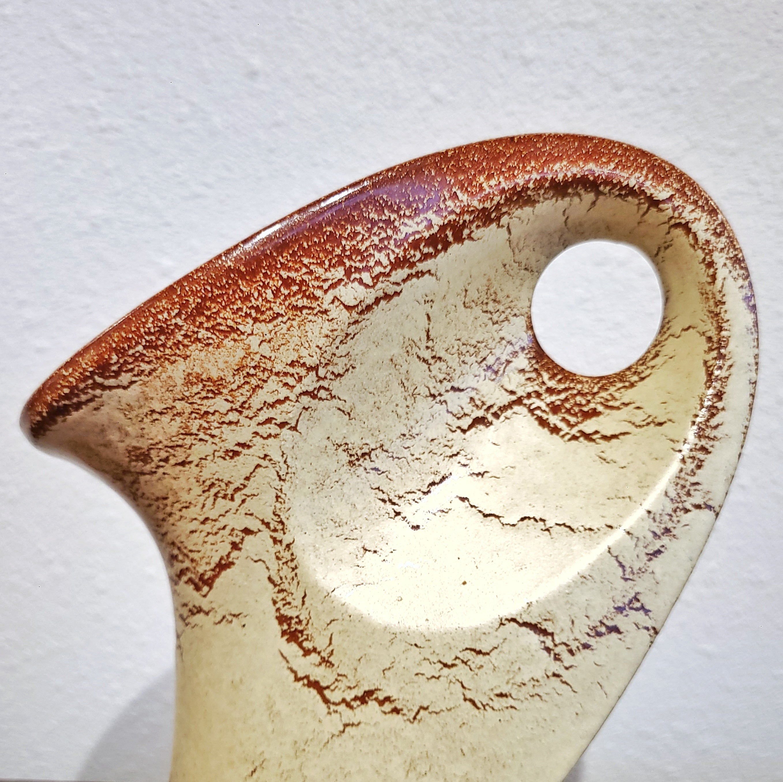 BIOMORPHIC JUG VASE BY ROBERTO RIGON FOR BERTONCELLO