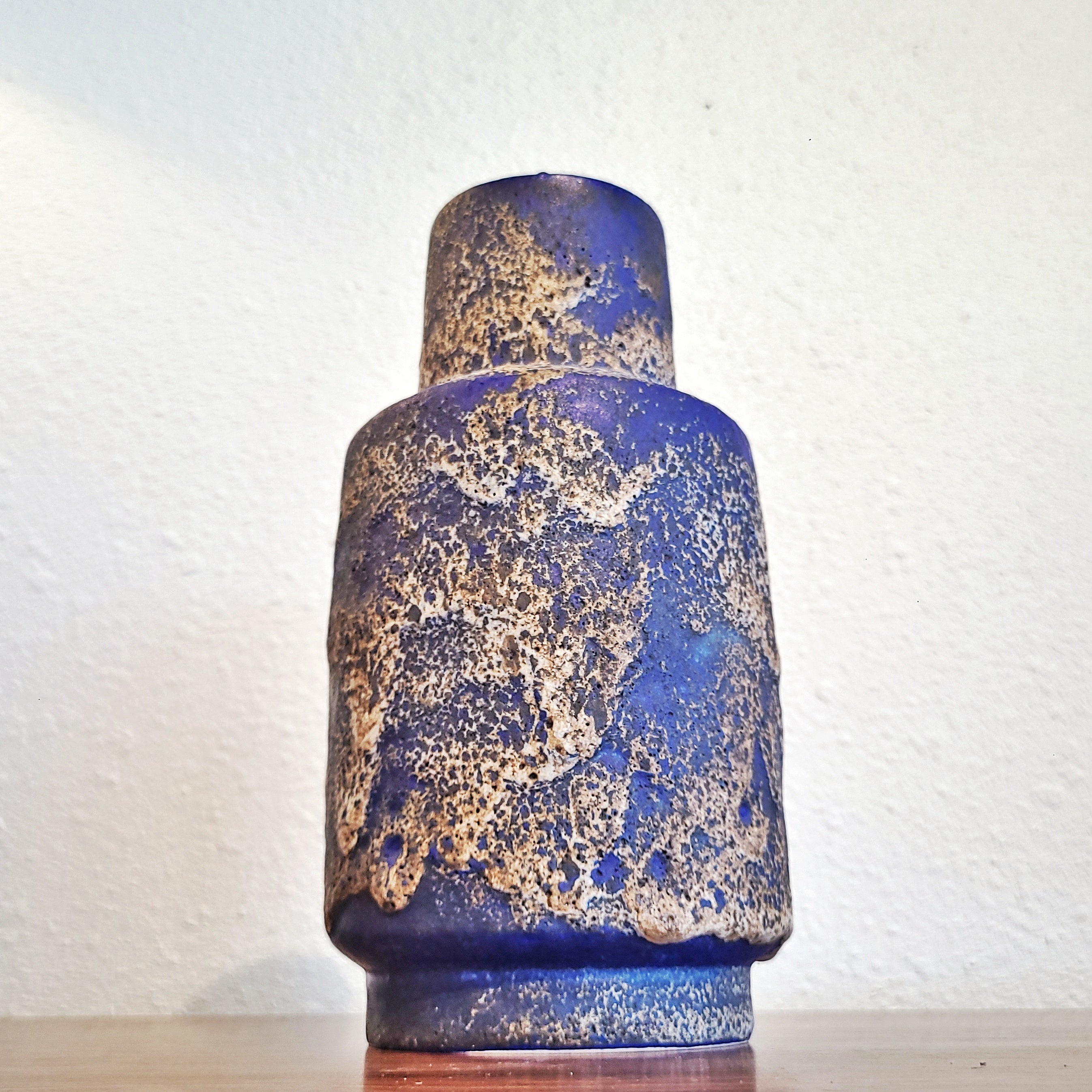 RUSCHA KERAMIK FAT LAVA ‘CORTINA’ VASE Nr. R-15