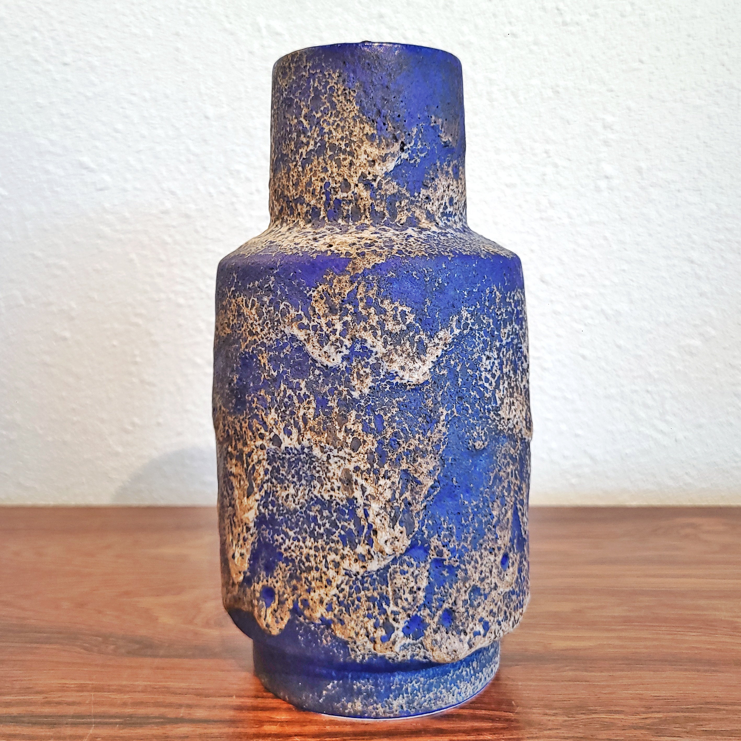 RUSCHA KERAMIK FAT LAVA ‘CORTINA’ VASE Nr. R-15