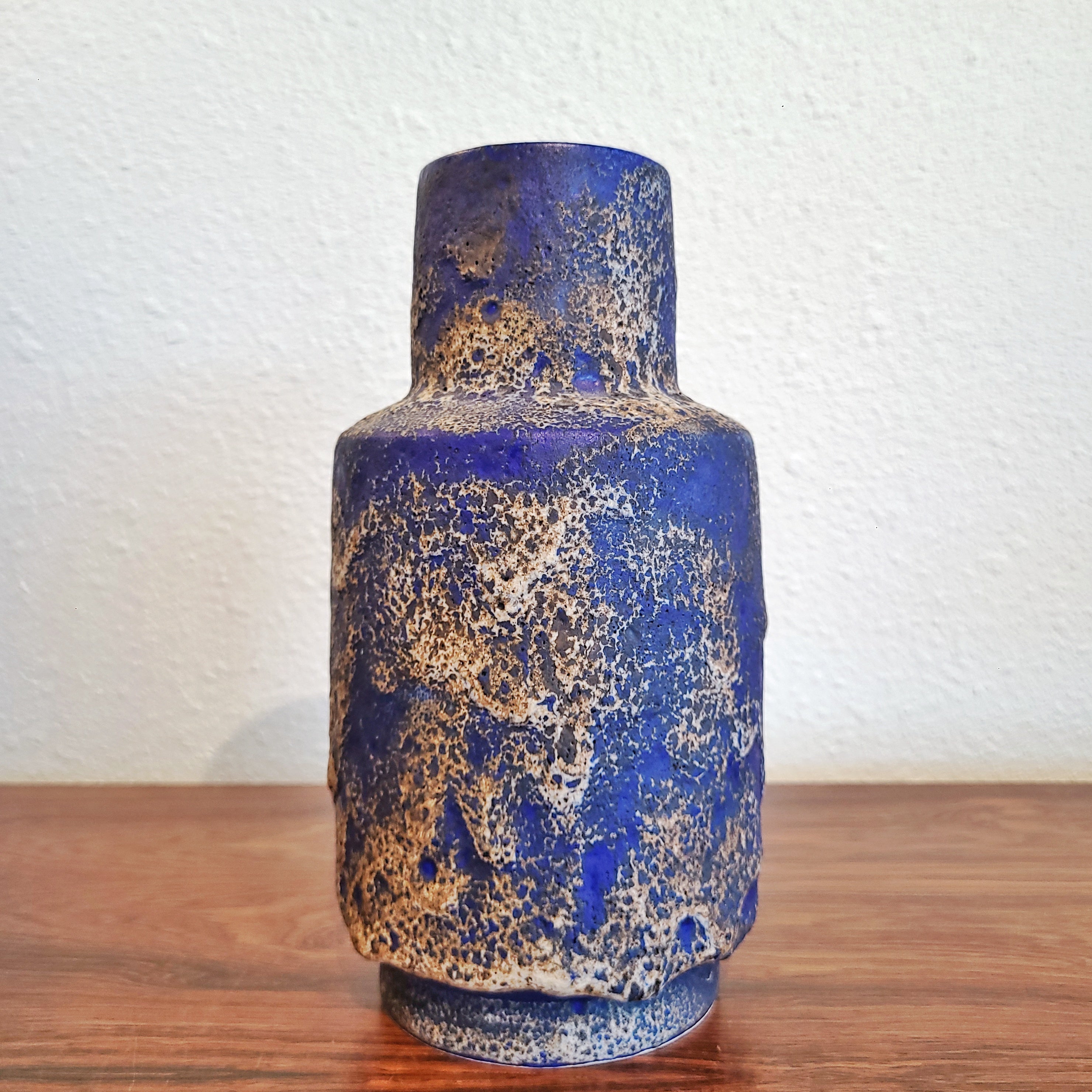 RUSCHA KERAMIK FAT LAVA ‘CORTINA’ VASE Nr. R-15