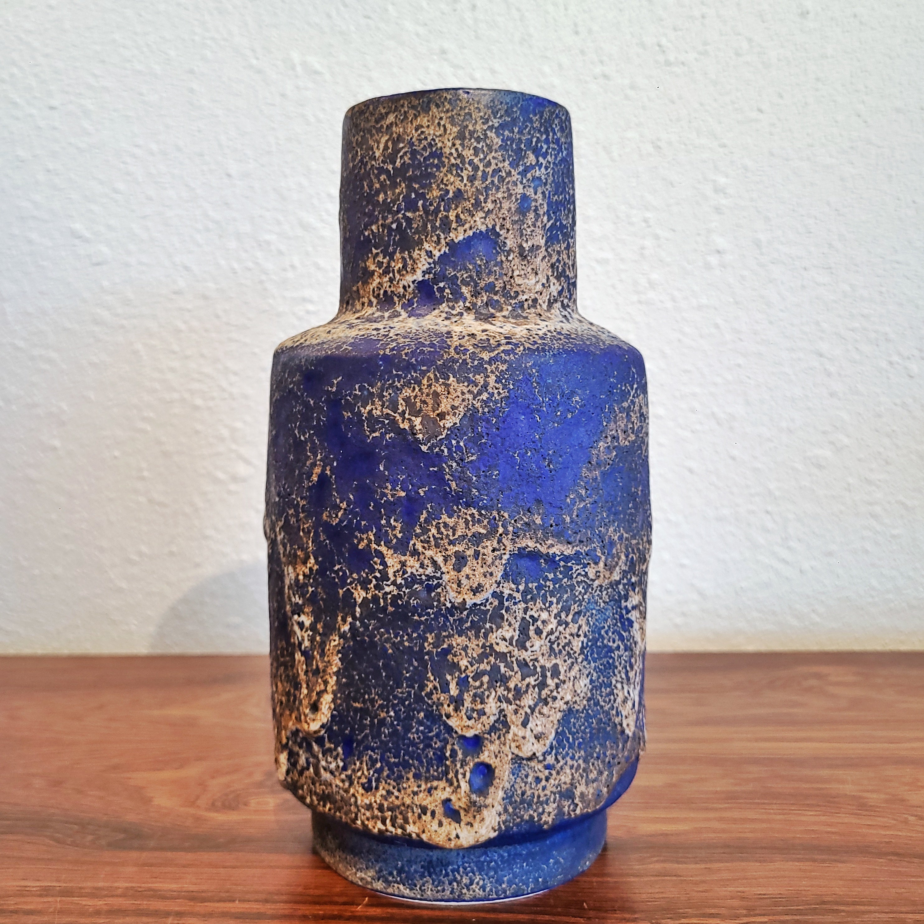 RUSCHA KERAMIK FAT LAVA ‘CORTINA’ VASE Nr. R-15