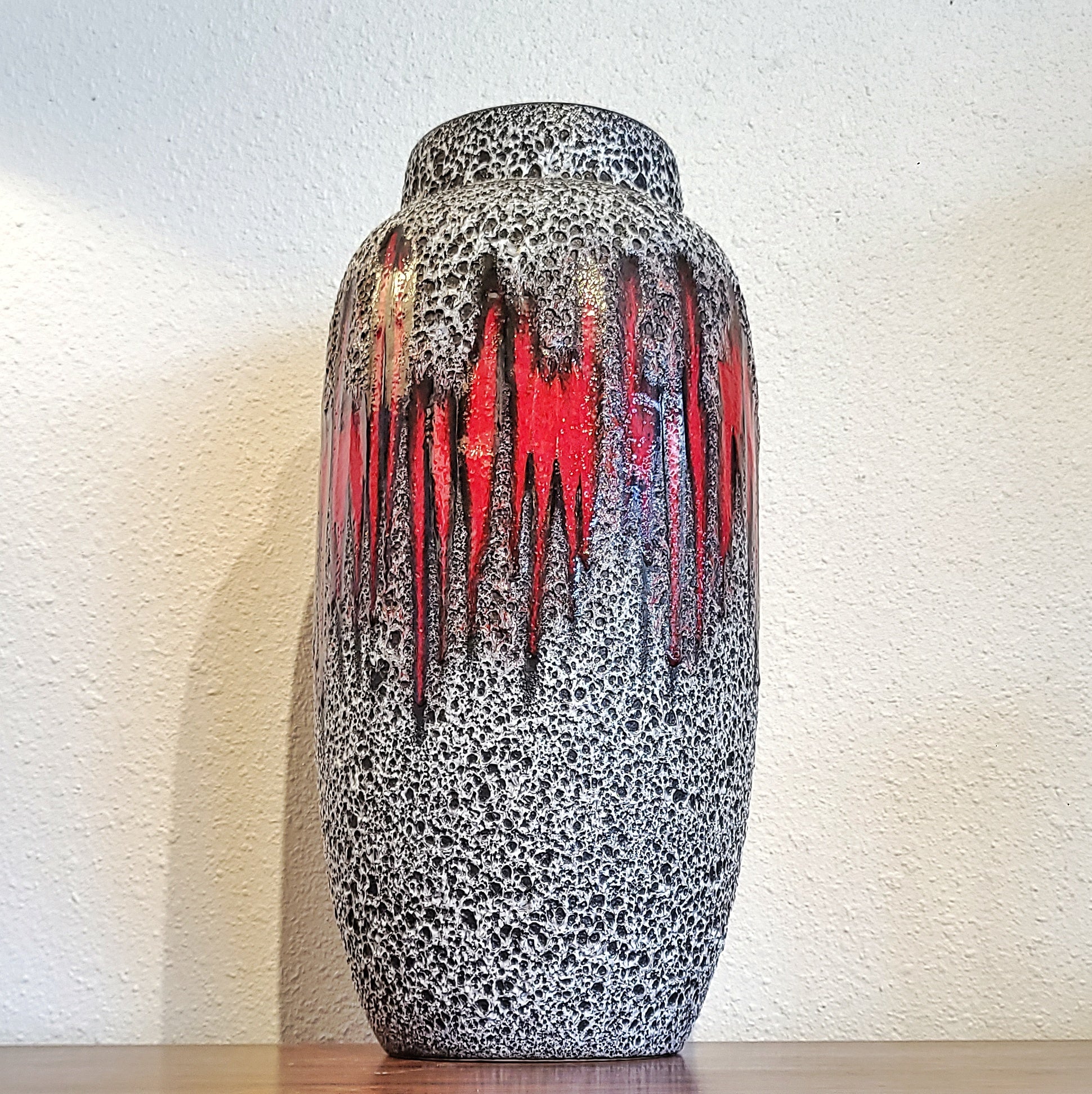 SCHEURICH KERAMIK ‘LORA’ DÉCOR FLOOR VASE Nr. 553/52