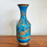 EARLY UGO ZACCAGNINI CHINOISERIE  VASE WITH CHERRY BLOSSOMS