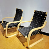 ALVAR AALTO ‘PENSION’ ARMCHAIR MODEL 406 FOR ARTEK