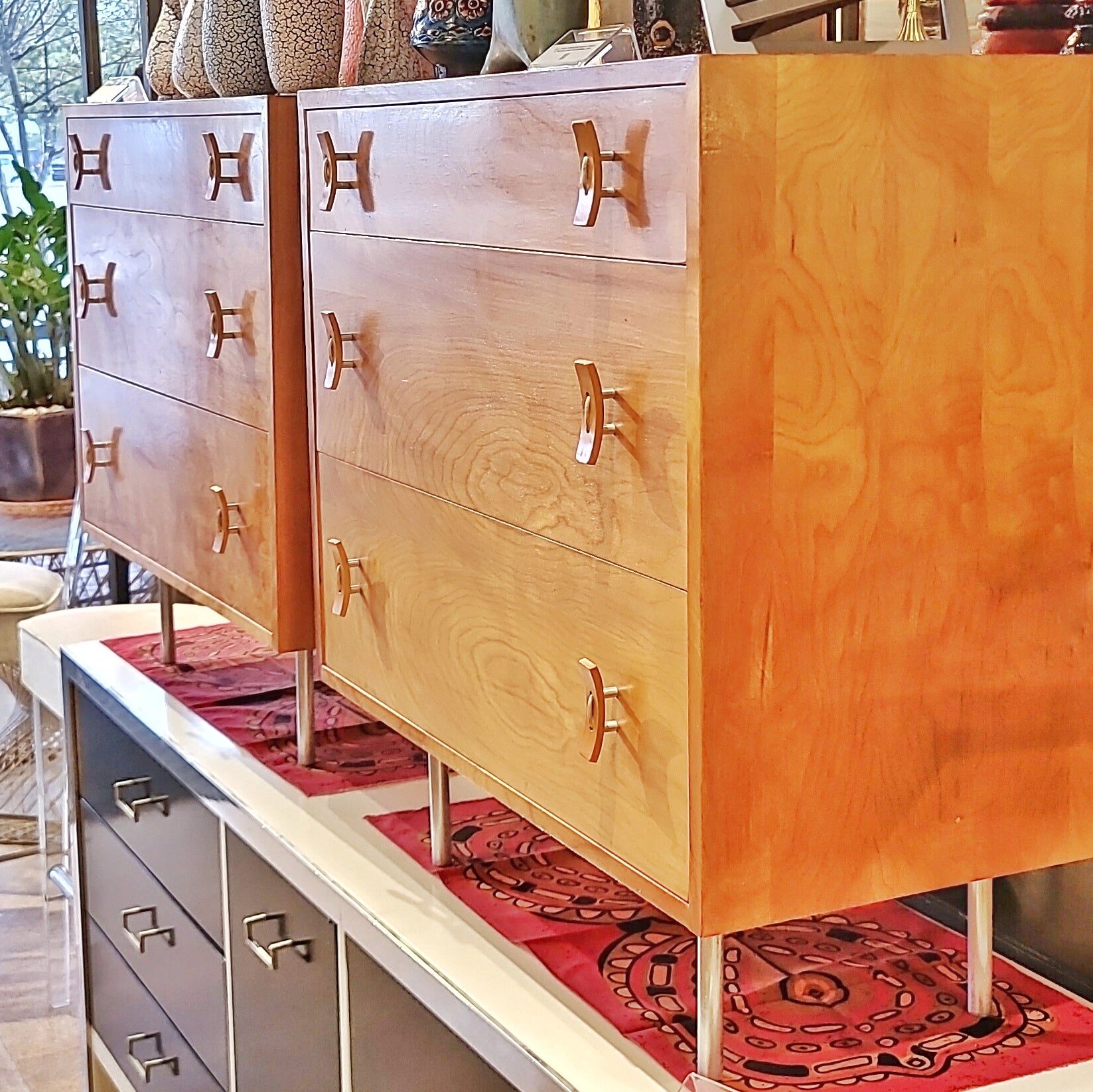 EARLY THREE-DRAWER DRESSER BY STANLEY YOUNG FOR GLENN OF CALIFORNIA