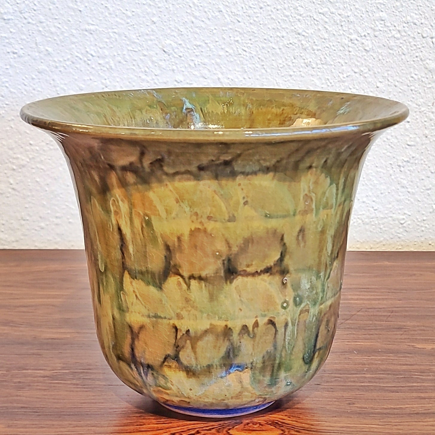 RARE EVA FRITZ-LINDNER STUDIO POTTERY CACHEPOT