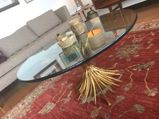 1960s COCO CHANEL ‘SHEAF OF WHEAT’ COFFEE TABLE