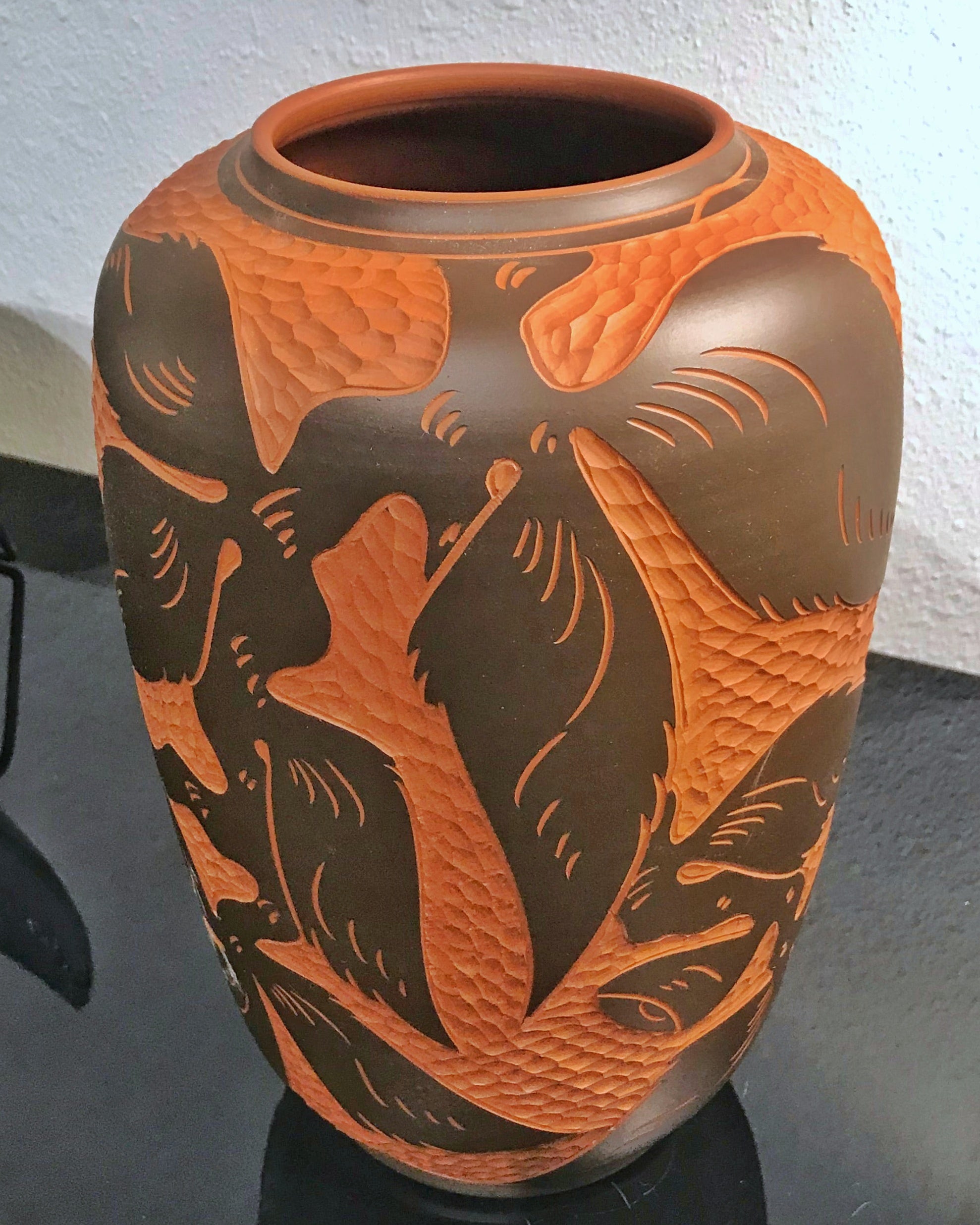 SAWA “KLINKER” VASE Nr. 230/30P BY HEINRICH-MARIA MÜLLER