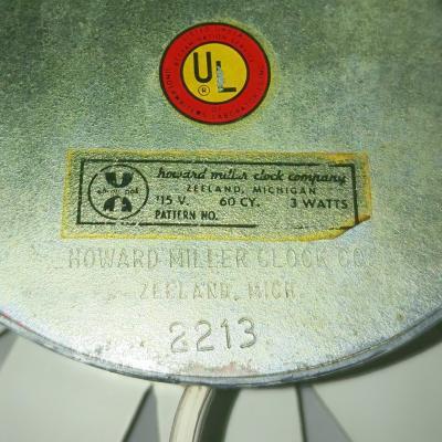 IRVING HARPER MODEL 2213 ‘ASTERISK’ CLOCK FOR HOWARD MILLER (1964)