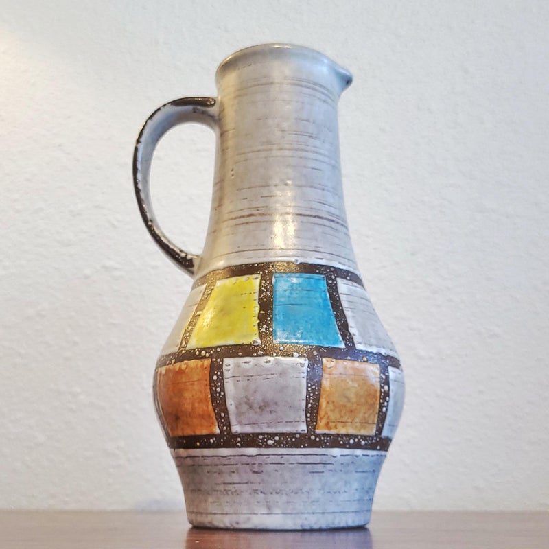 EARLY ’60s JASBA KERAMIK PITCHER VASE Nr. 1207/25