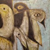 ‘FLOCK OF BIRDS’ OIL ON CANVAS