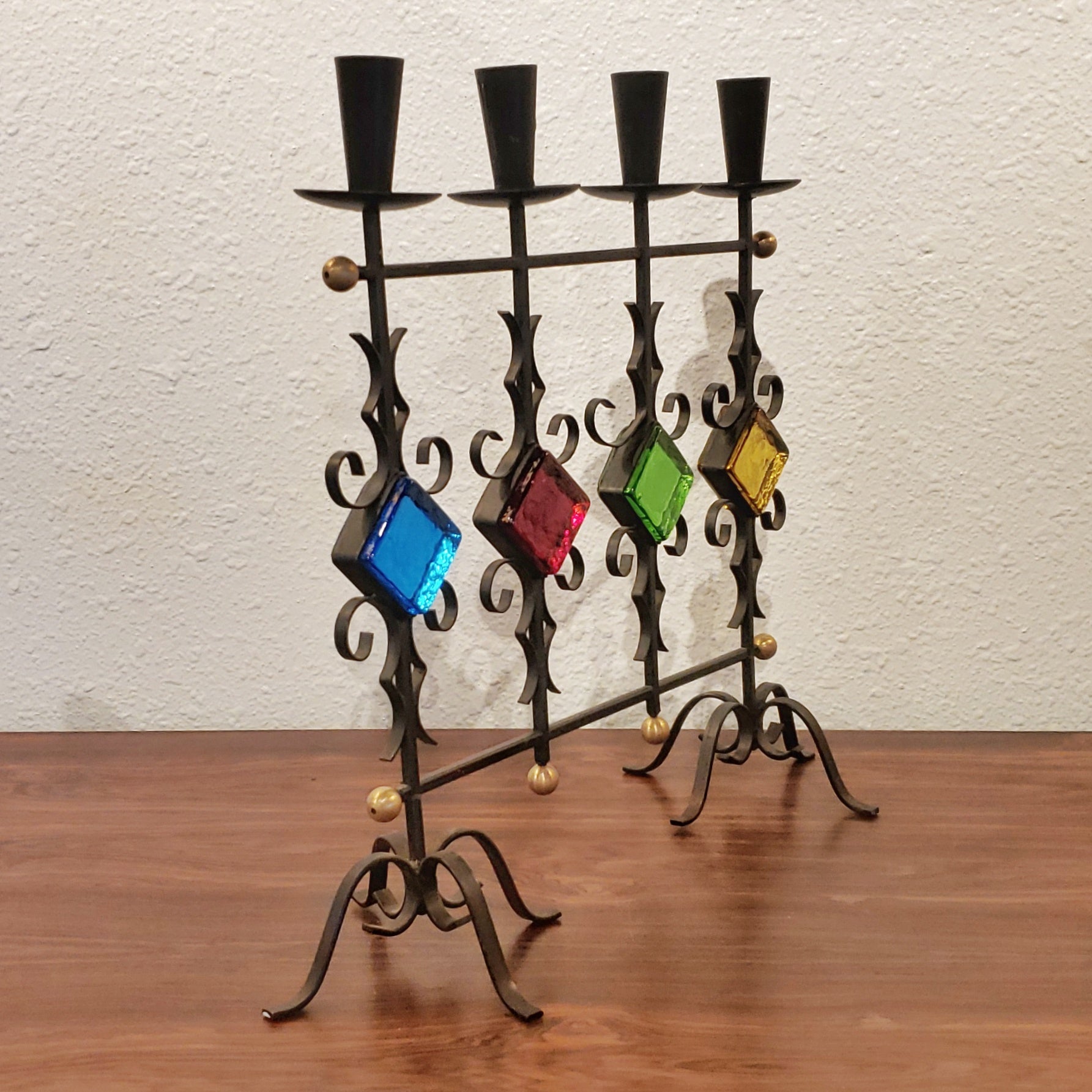 HB BO-SVENSK PRODUKT WROUGHT IRON CANDELABRA