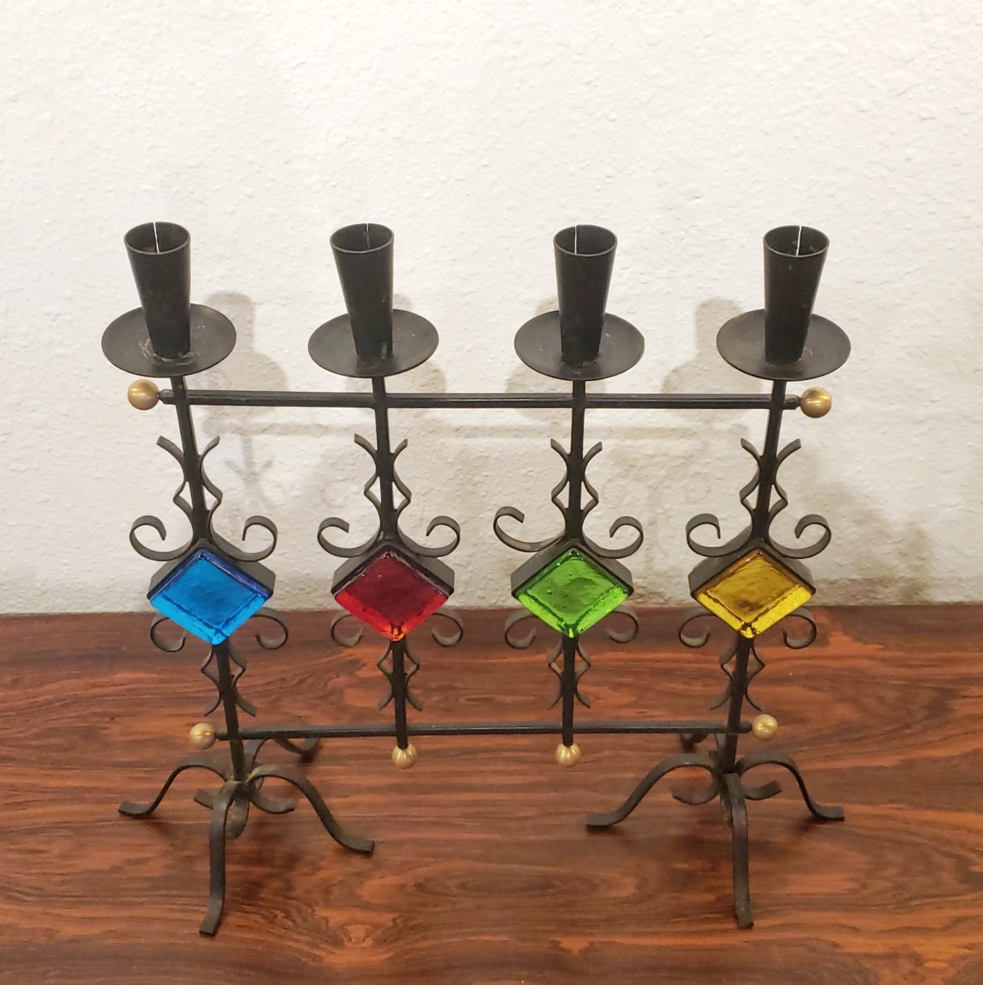 HB BO-SVENSK PRODUKT WROUGHT IRON CANDELABRA