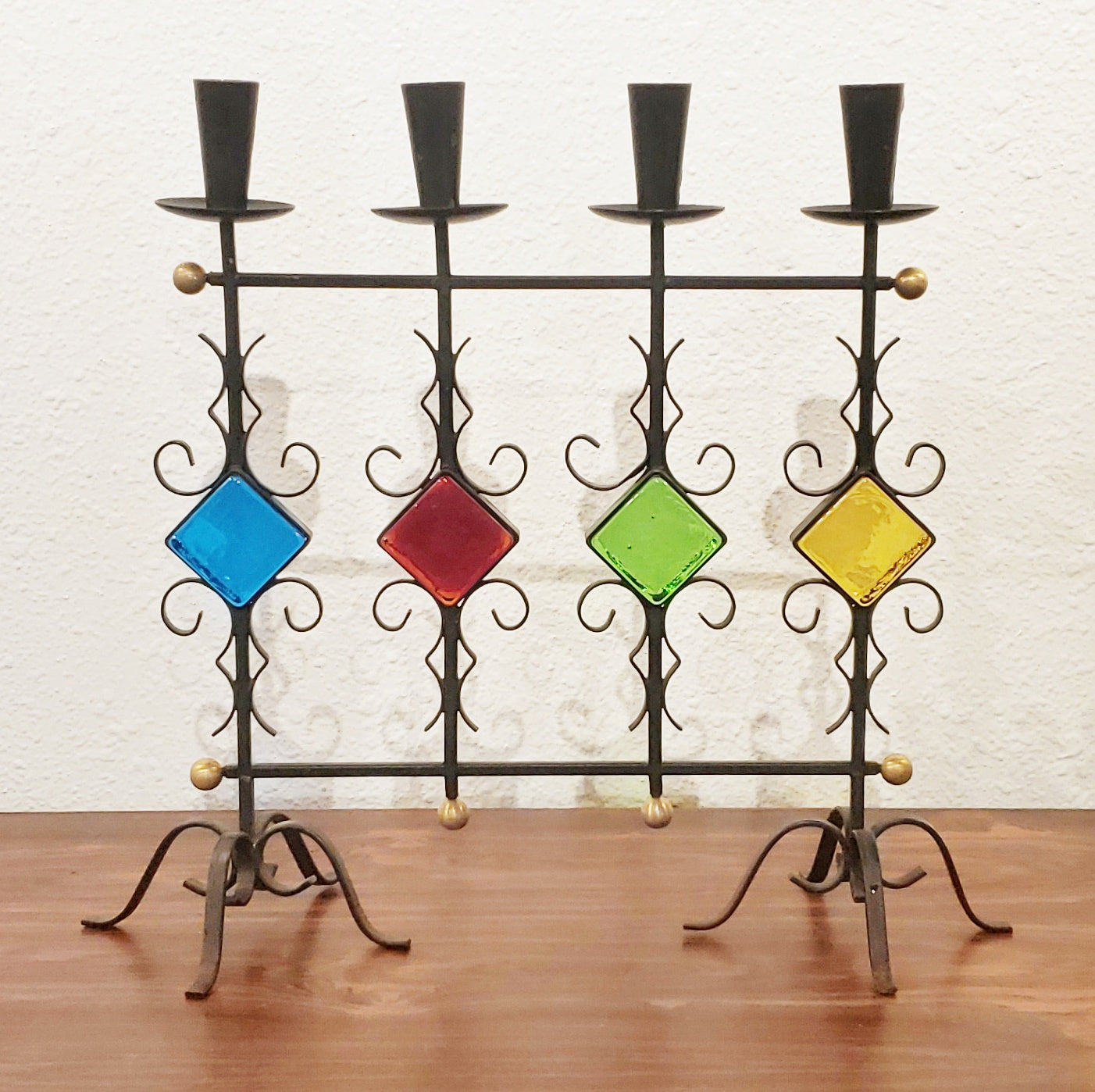 HB BO-SVENSK PRODUKT WROUGHT IRON CANDELABRA