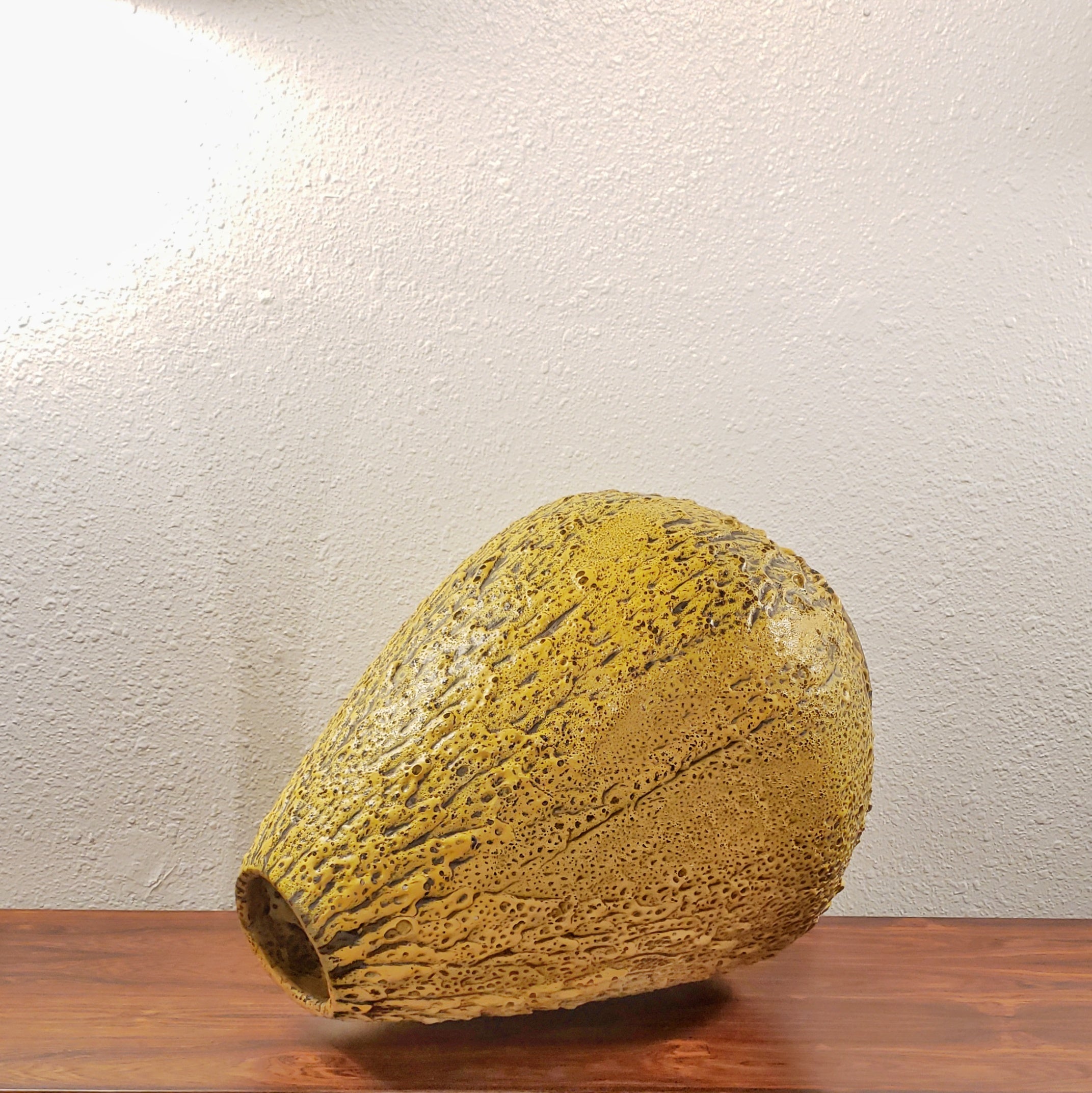 GIANT FAT-LAVA STUDIO FLOOR VASE WITH STAND