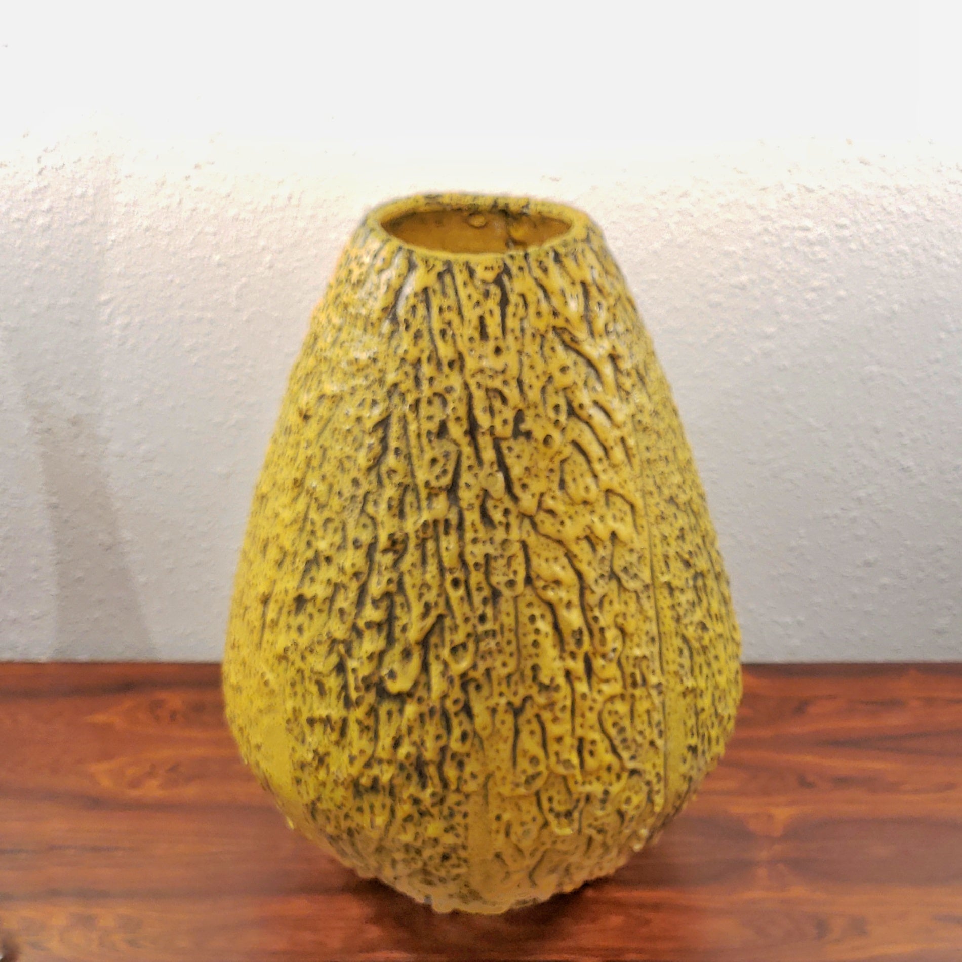 GIANT FAT-LAVA STUDIO FLOOR VASE WITH STAND